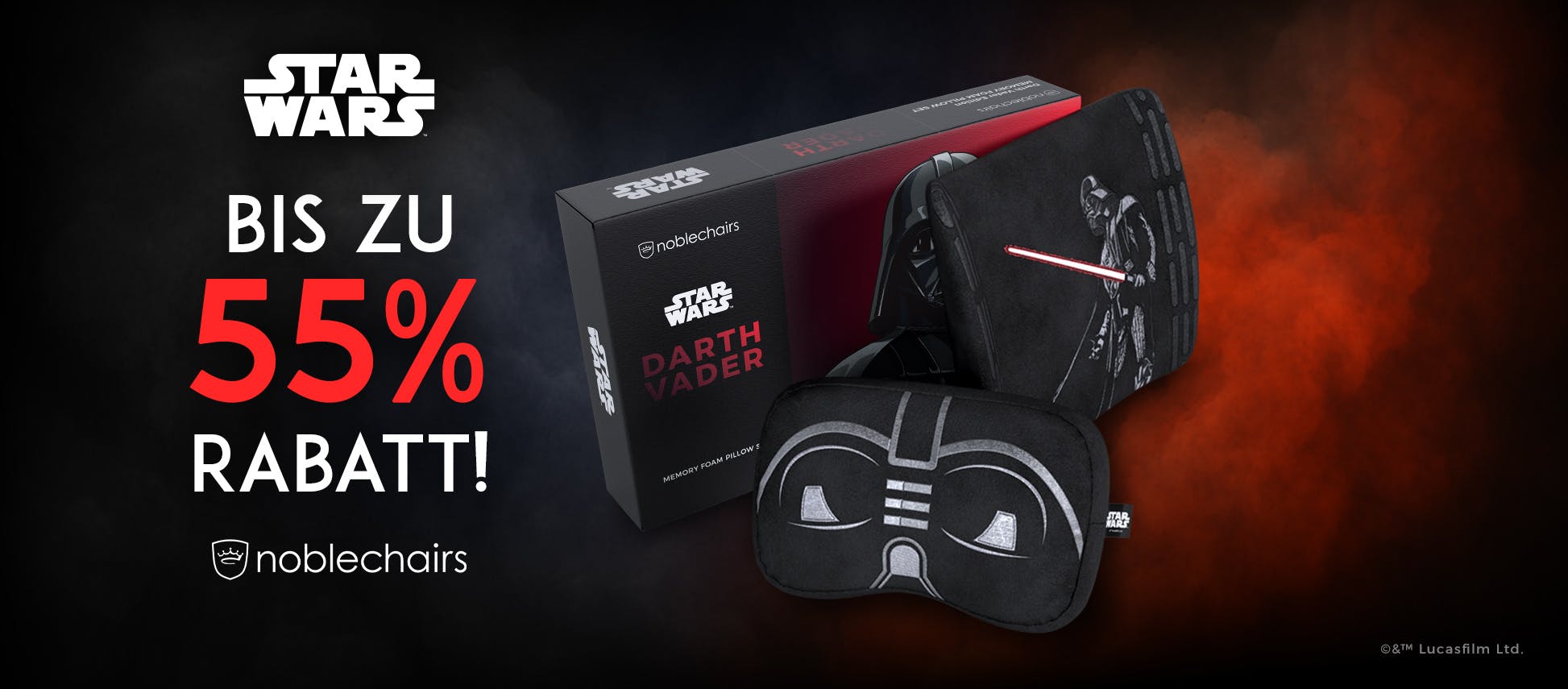 noblechairs Star Wars Darth Vader Pillow Set