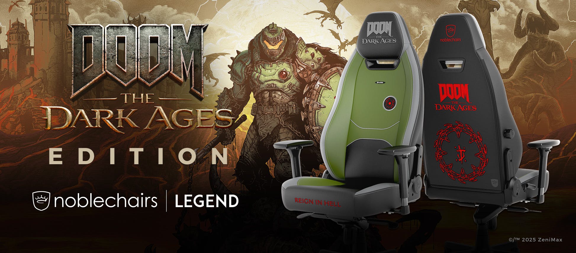 noblechairs LEGEND DOOM The Dark Ages Chair
