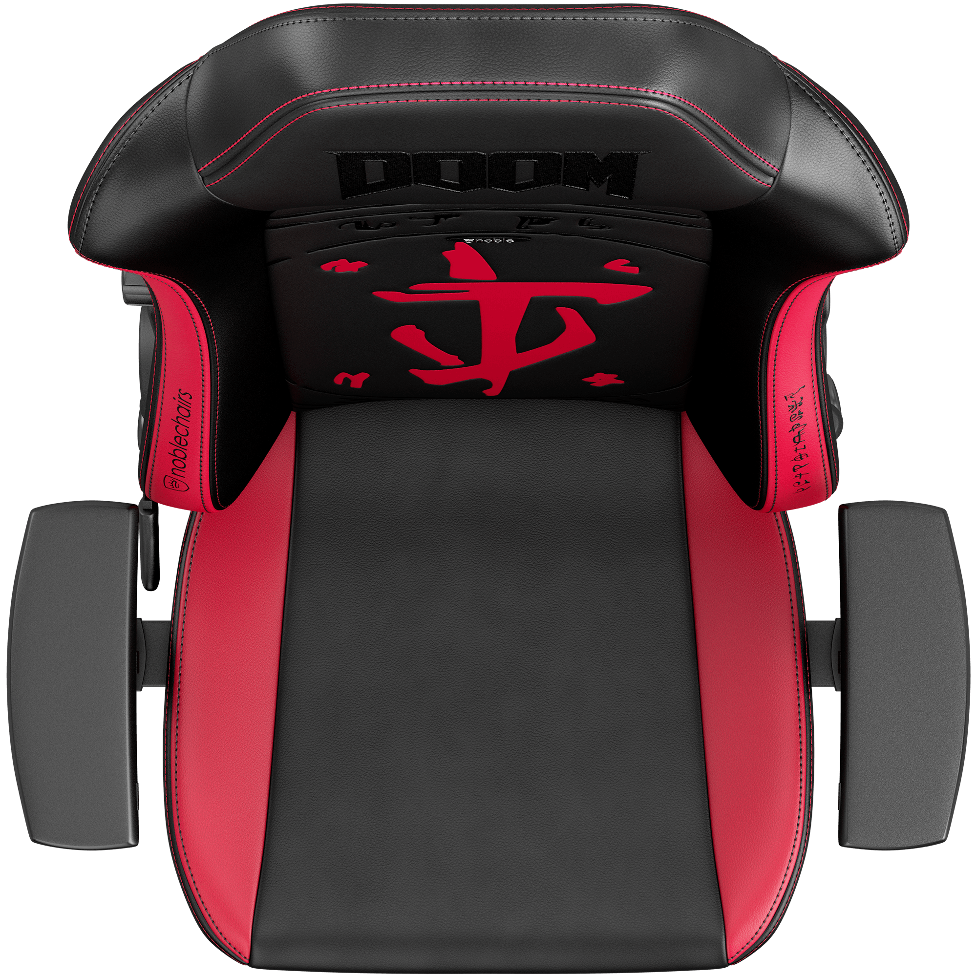 Gaming chair movable armrests DOOM vegan PU leather