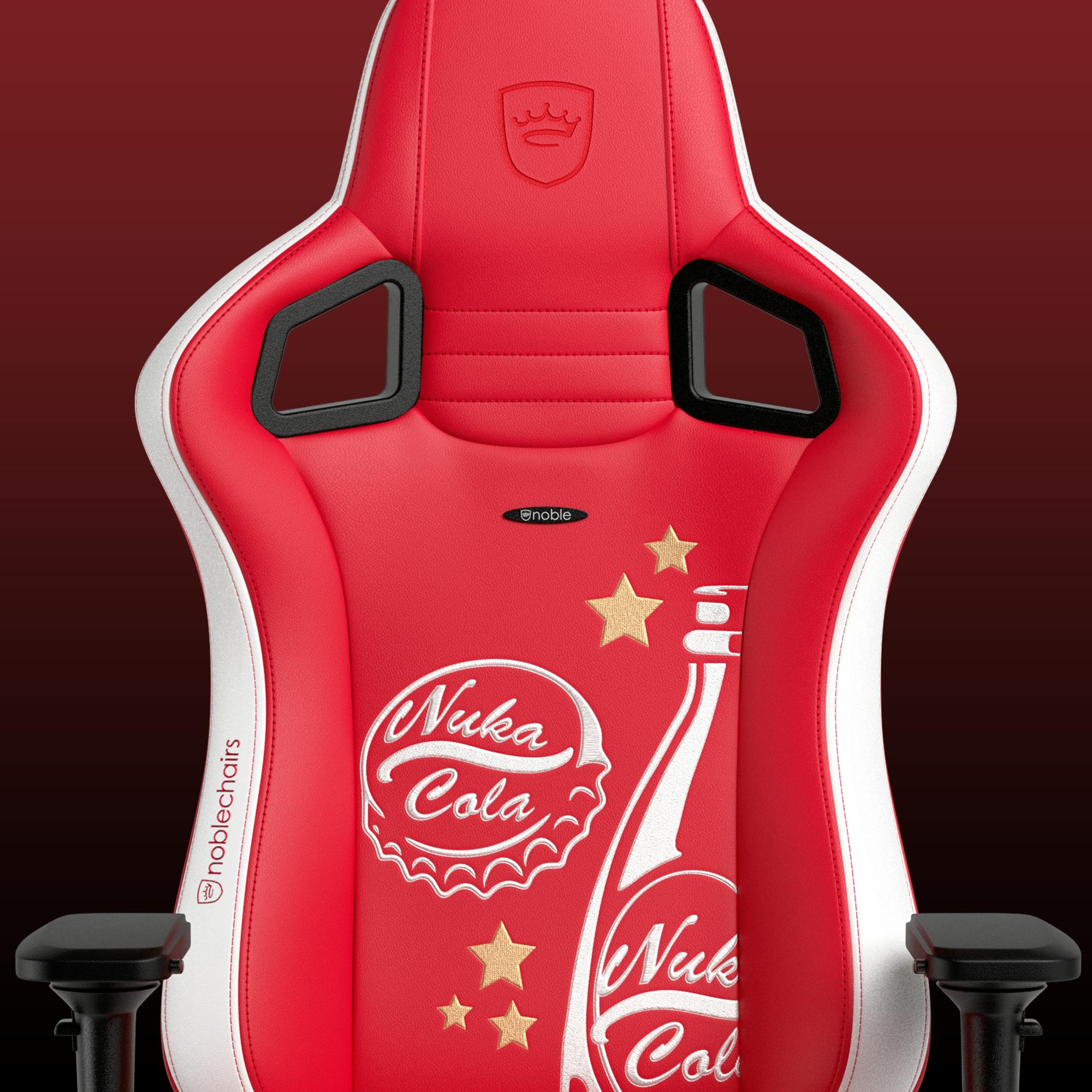 Gaming Chair Nuka Cola Vegan PU Leather Front View