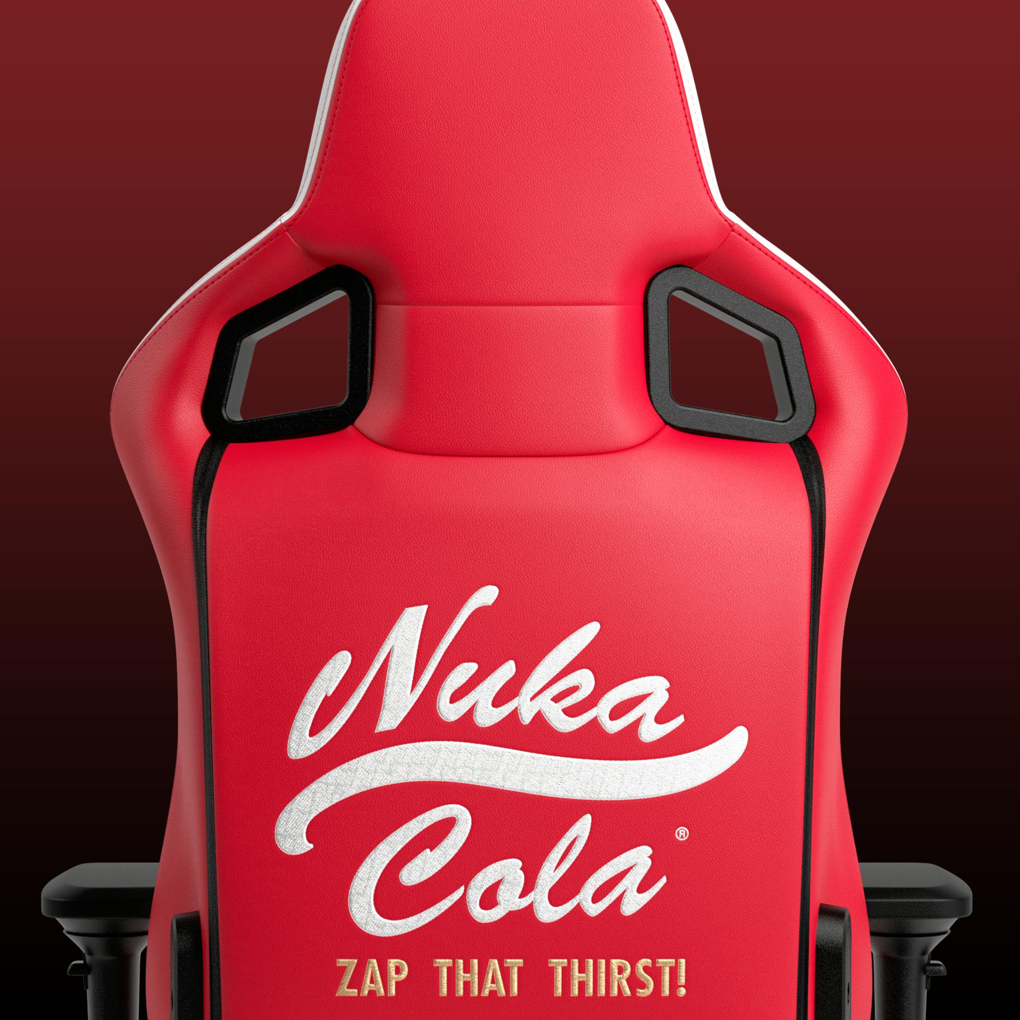 Gaming Chair Nuka Cola Vegan PU Leather Back View