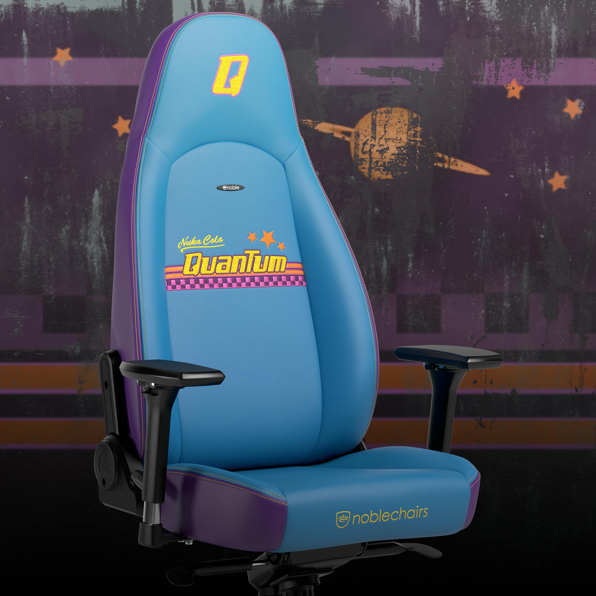 gaming chair Quantum Cola vegan PU Leather Front-Left view