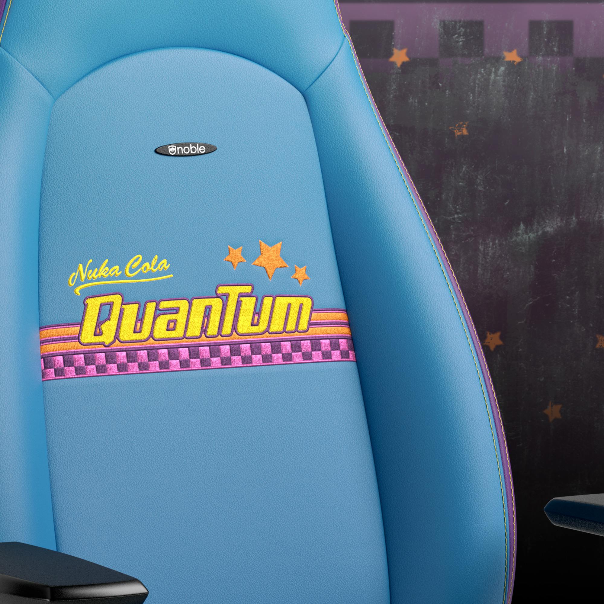 Gaming Stuhl Nuka-Cola Quantum Veganes PU-Leder Materialansicht