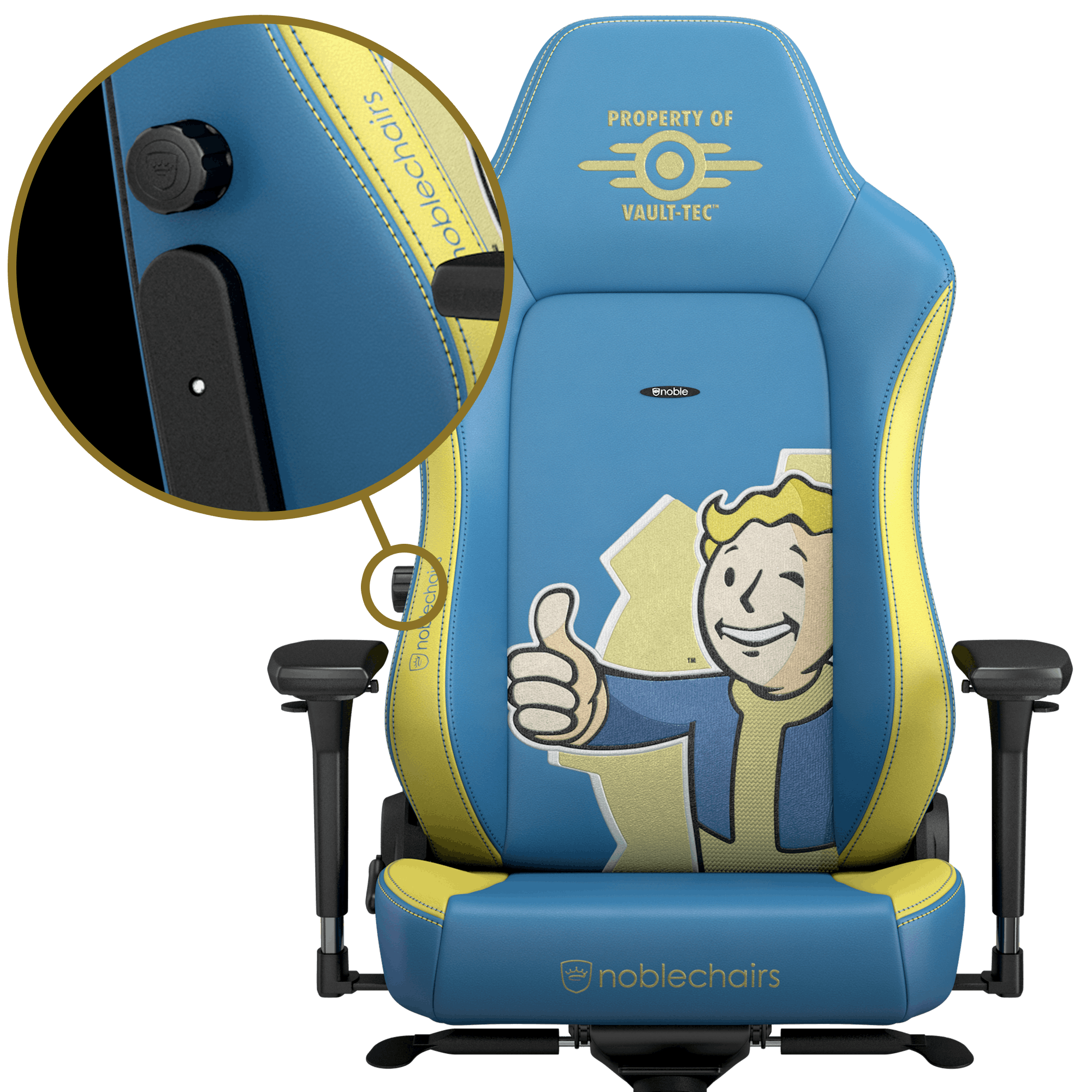 Ergonomic gaming chair Fallout Vault-Tec vegan pu leather