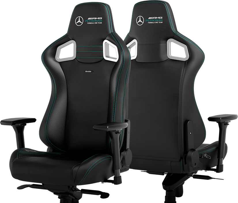 Gaming Chairs AMG MERCEDES F1 PETRONAS Vegan PU Leather