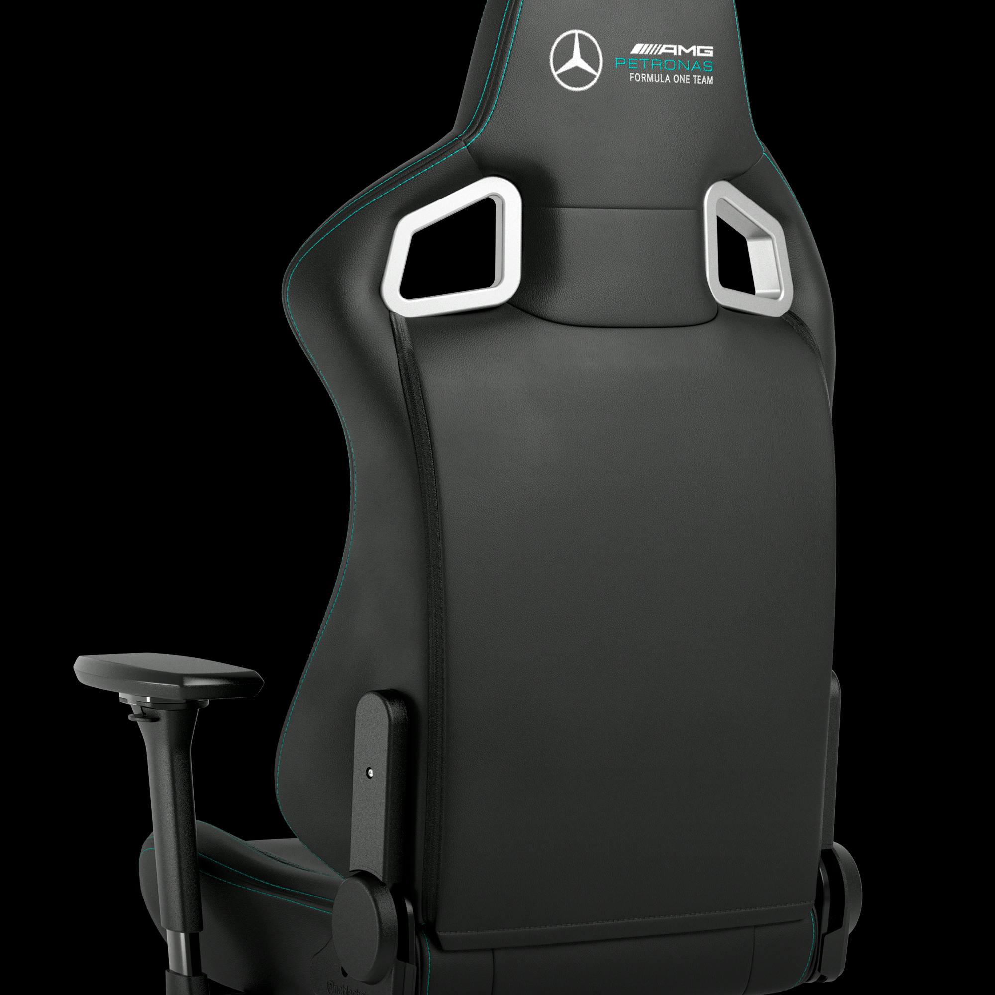 Gaming Chair AMG Mercedes F1 Petronas Vegan PU Leather Rear-Left View