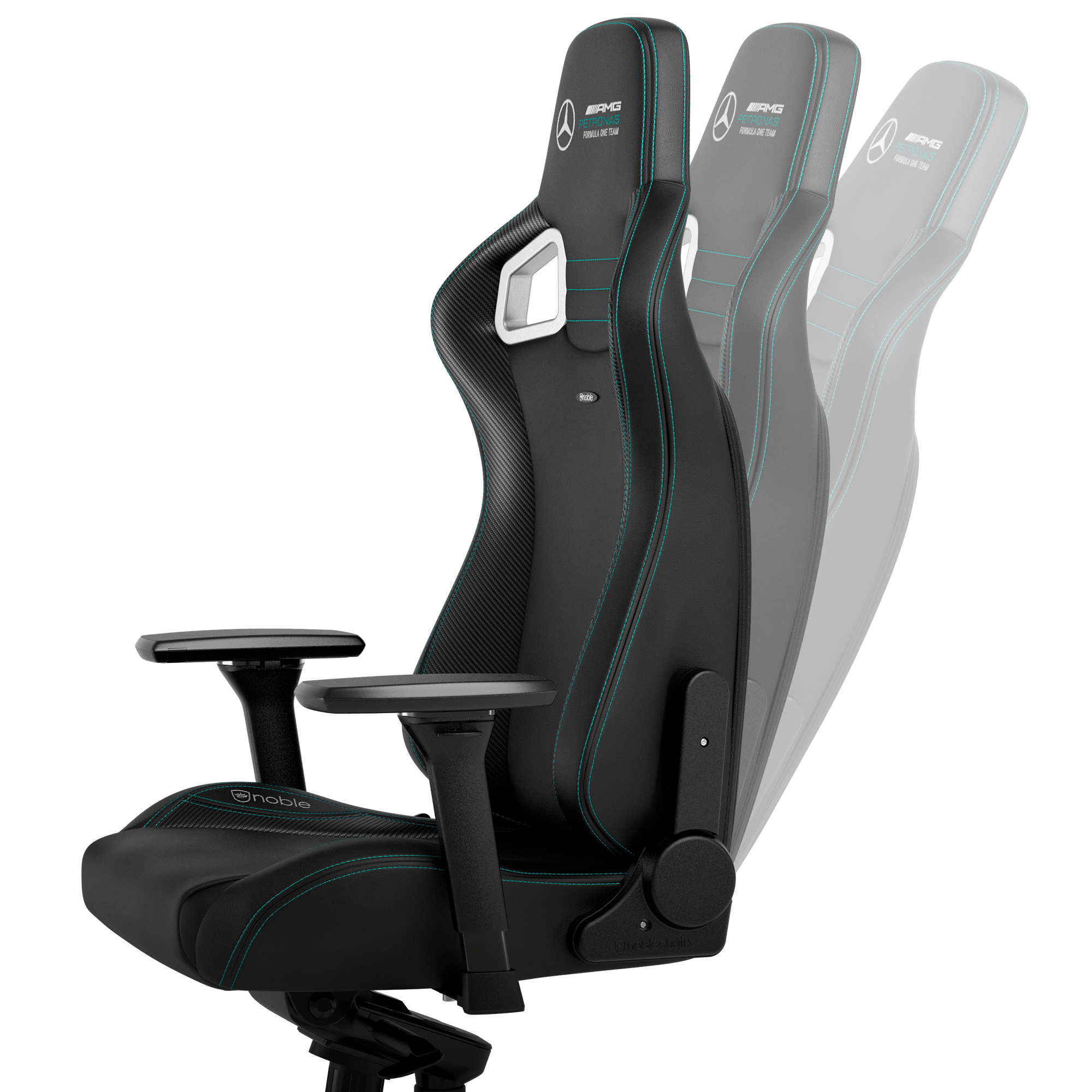 Gaming chair AMG Mercedes F1 Petronas adjustable chair vegan pu leather