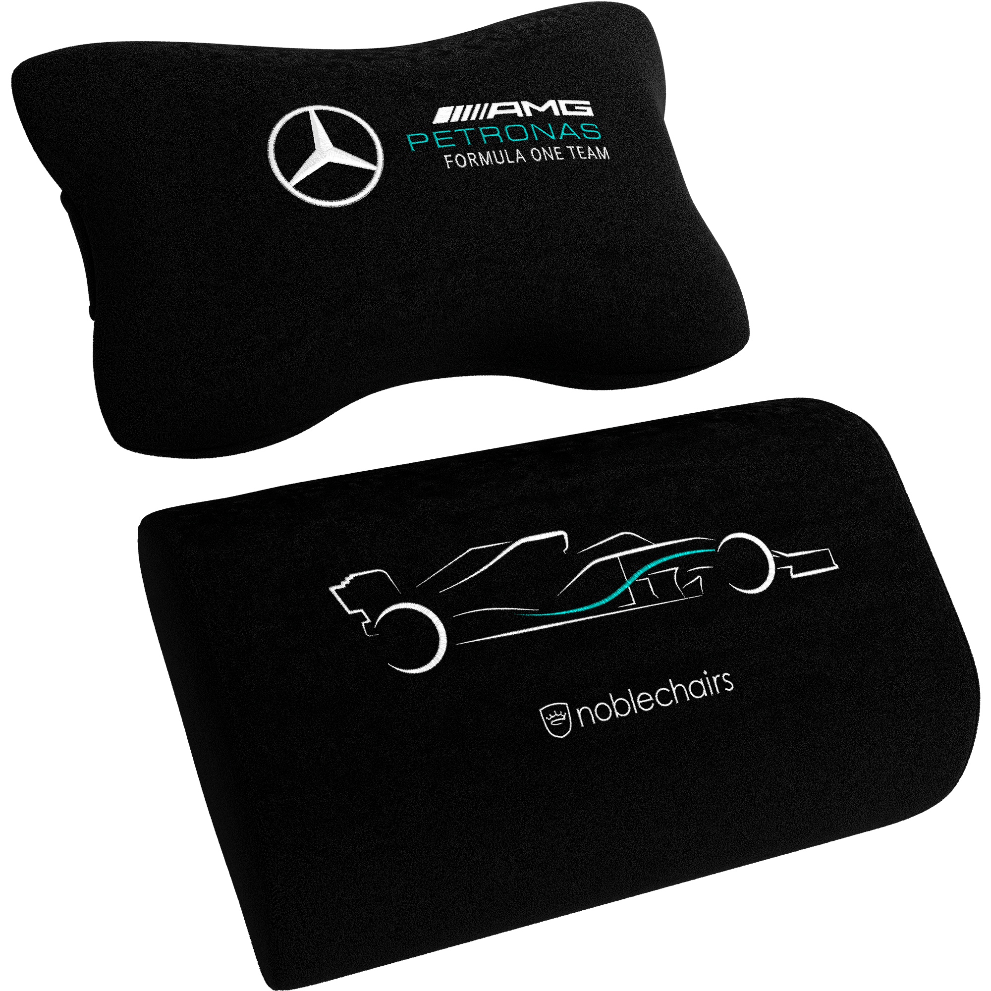 Memory foam pillow set AMG Mercedes F1 Petronas