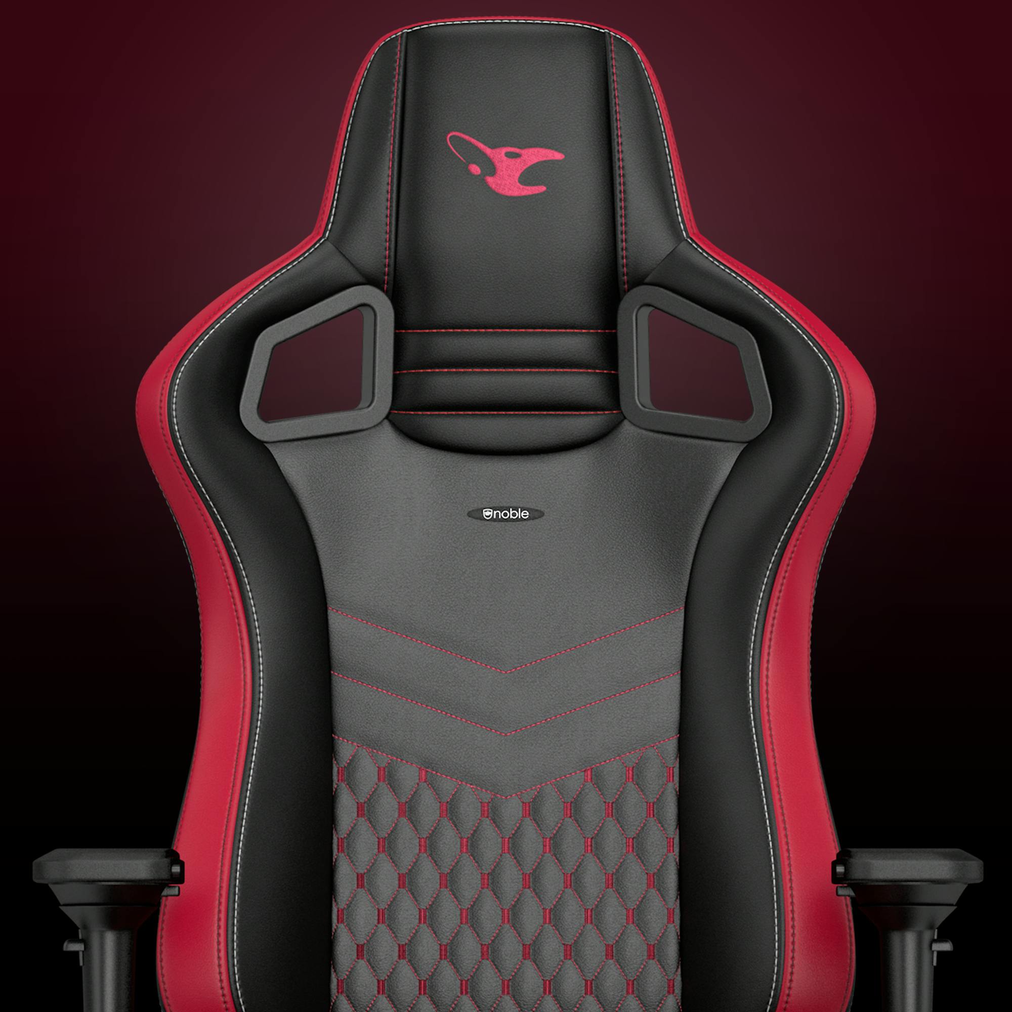 Gaming Chair Mousesports Vegan PU Leather Front View