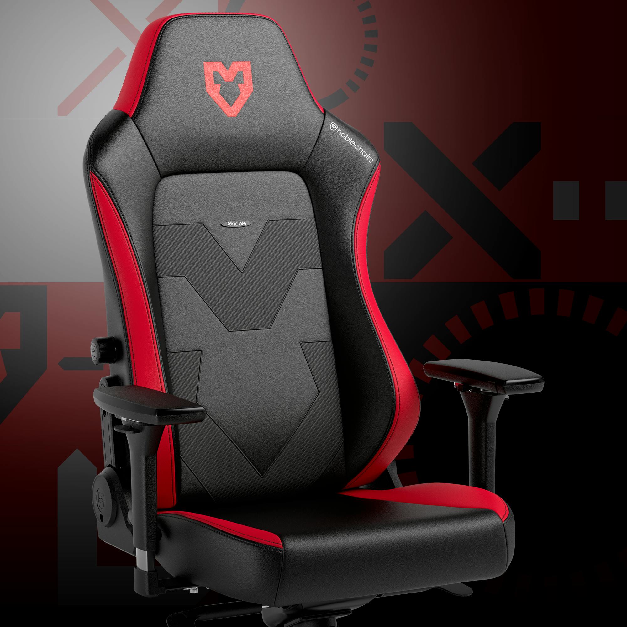 gaming chair MOUZ Esports vegan PU Leather Front-Left view