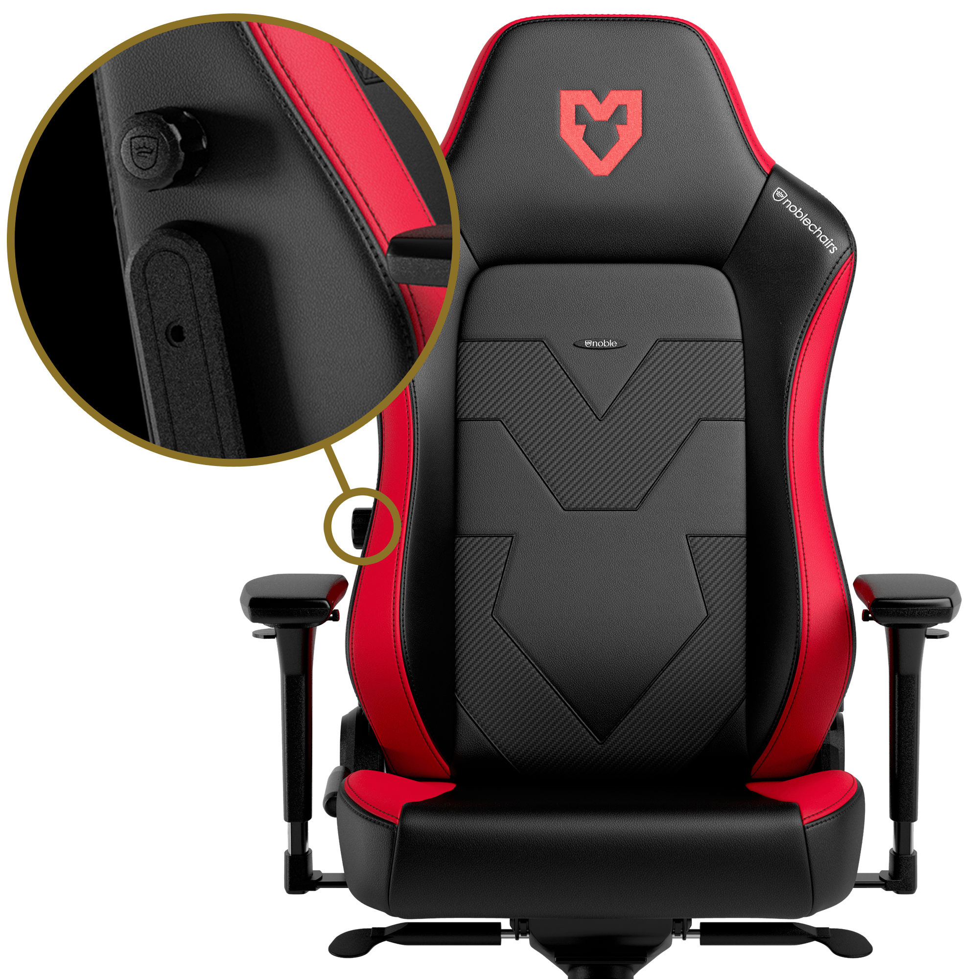 Ergonomic gaming chair MOUZ ESPORTS vegan pu leather