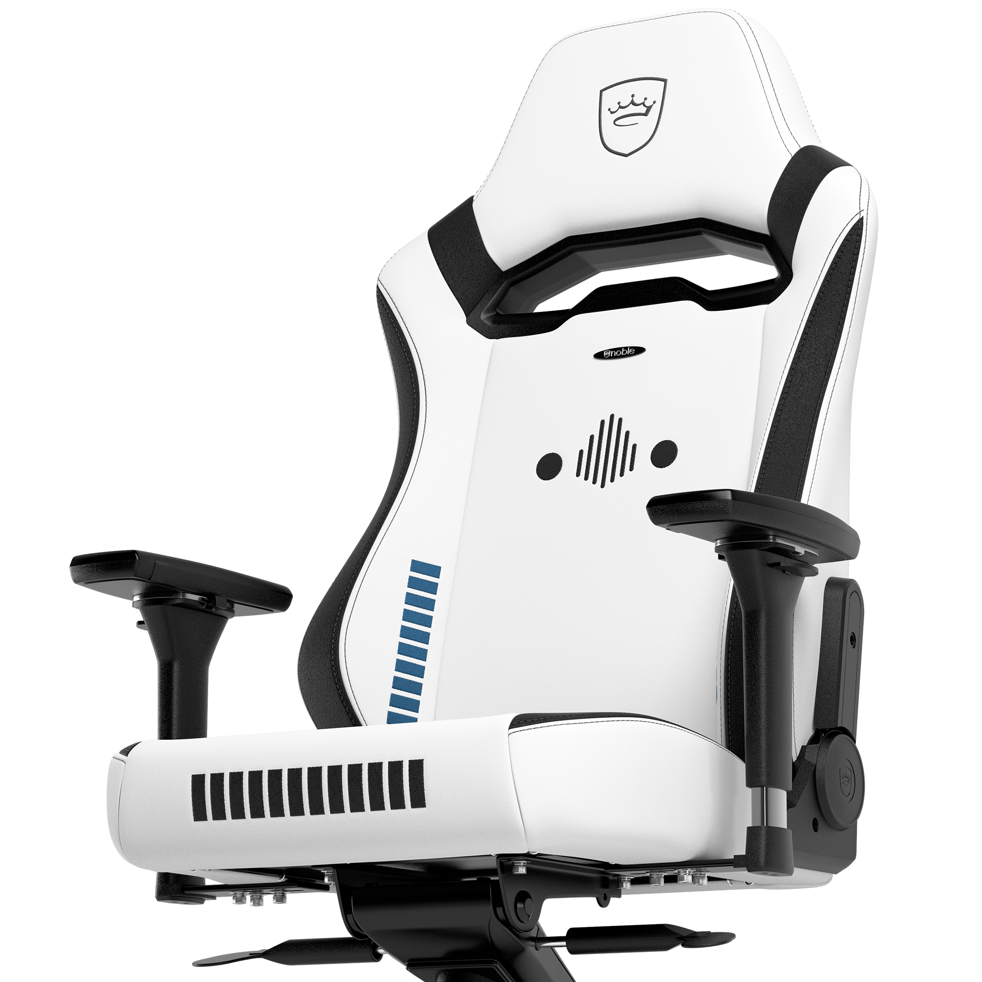 Cadeira gamer Star Wars design Stormtrooper em couro vegano PU