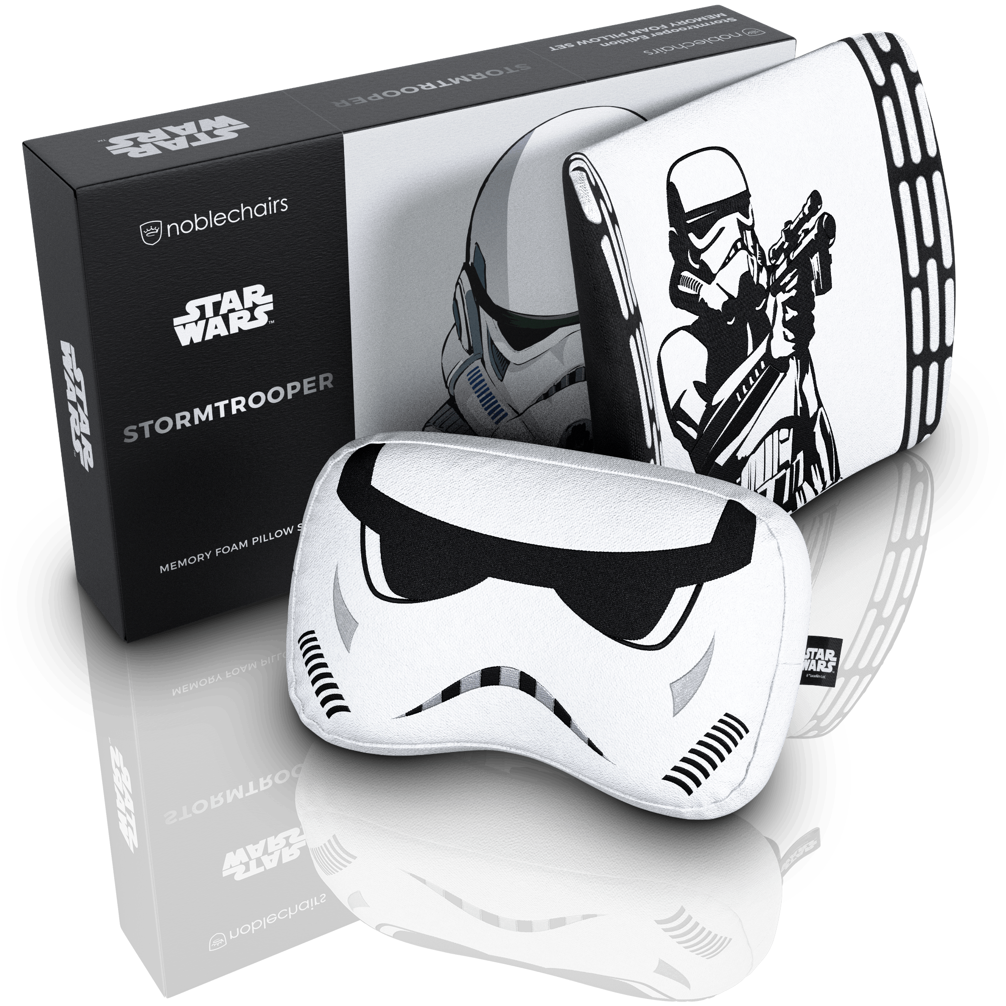Conjunto de travesseiros de espuma viscoelástica Star Wars Stormtrooper
