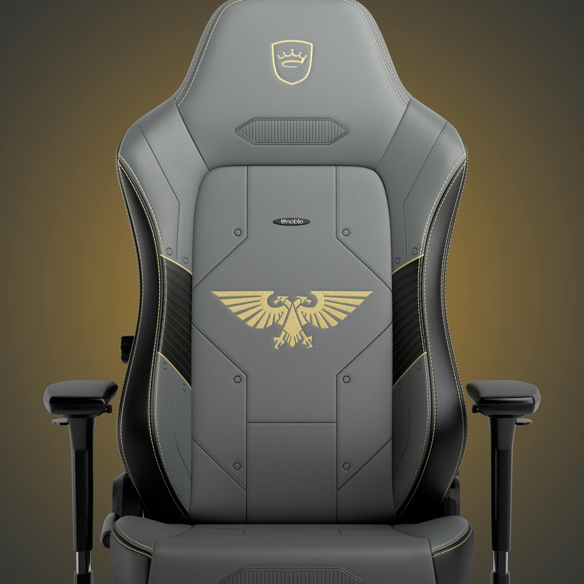 Gaming Chair Warhammer 40,000 Vegan PU Leather Front View