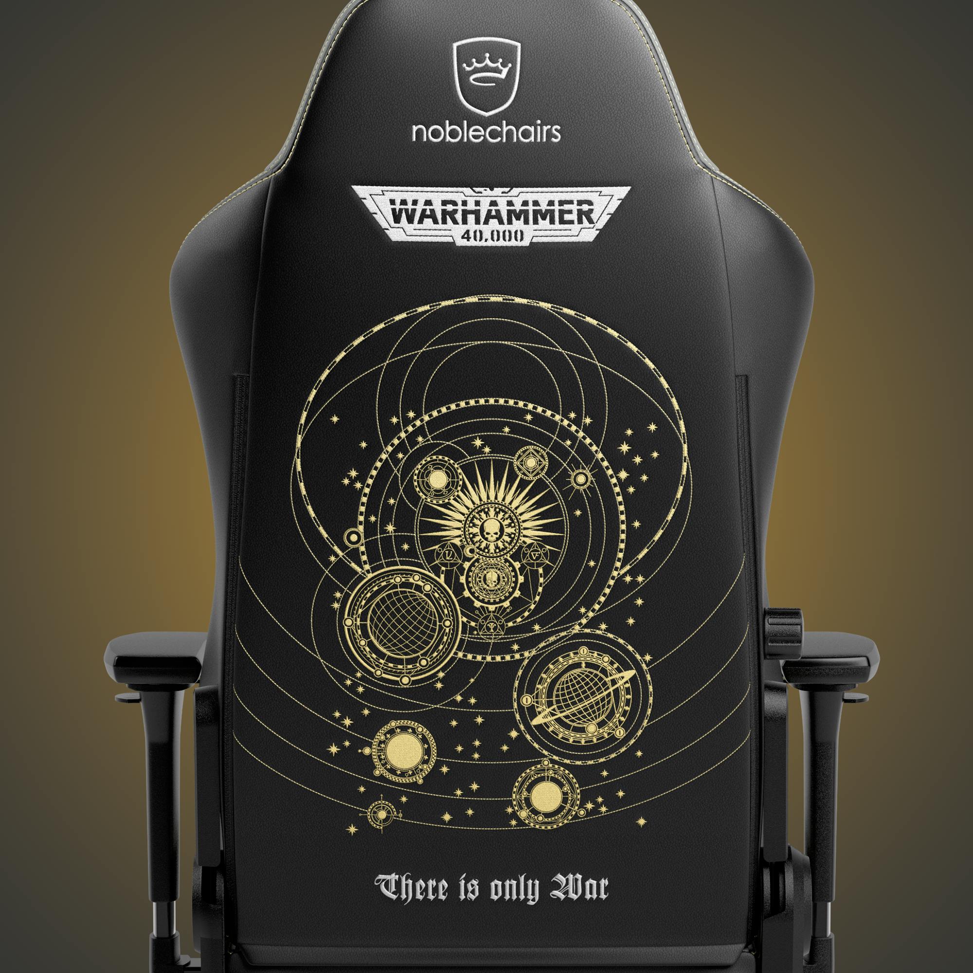 Gaming Chair Warhammer 40,000 Vegan PU Leather Rear View
