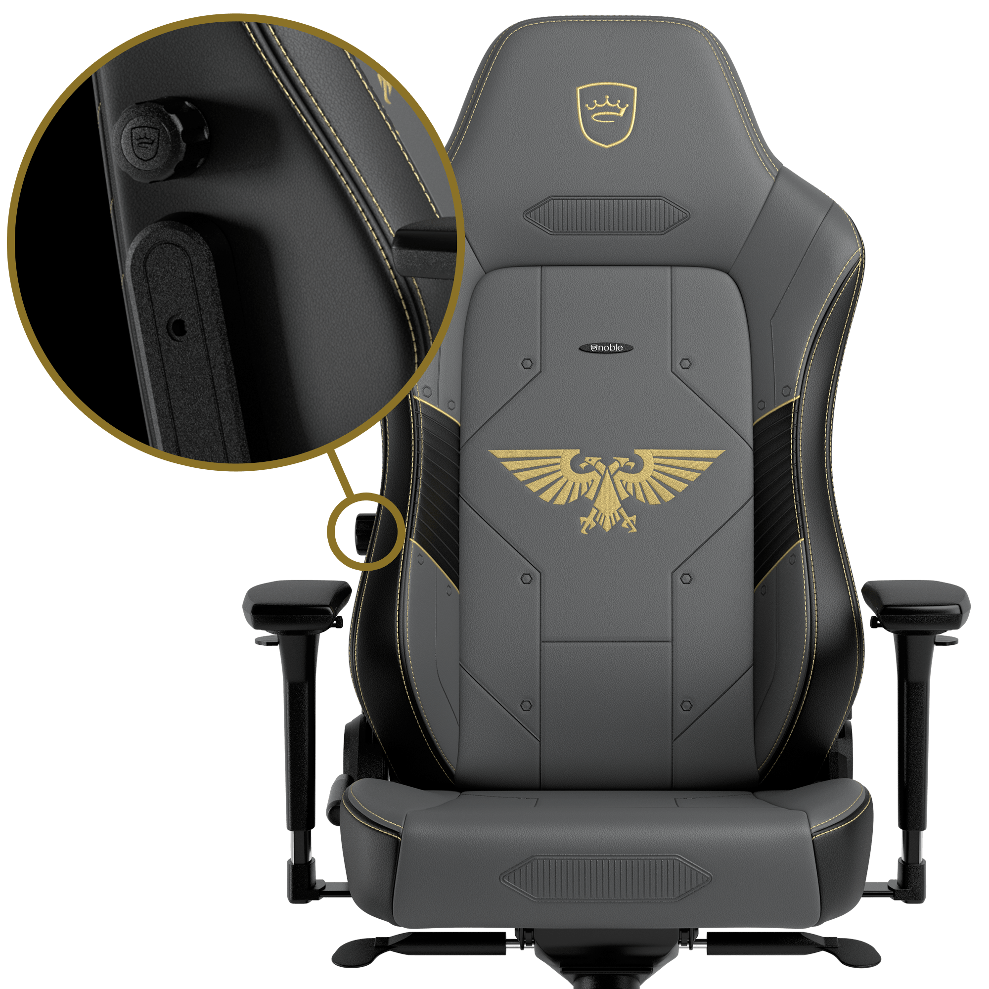 Ergonomic gaming chair Warhammer 40,000 vegan pu leather