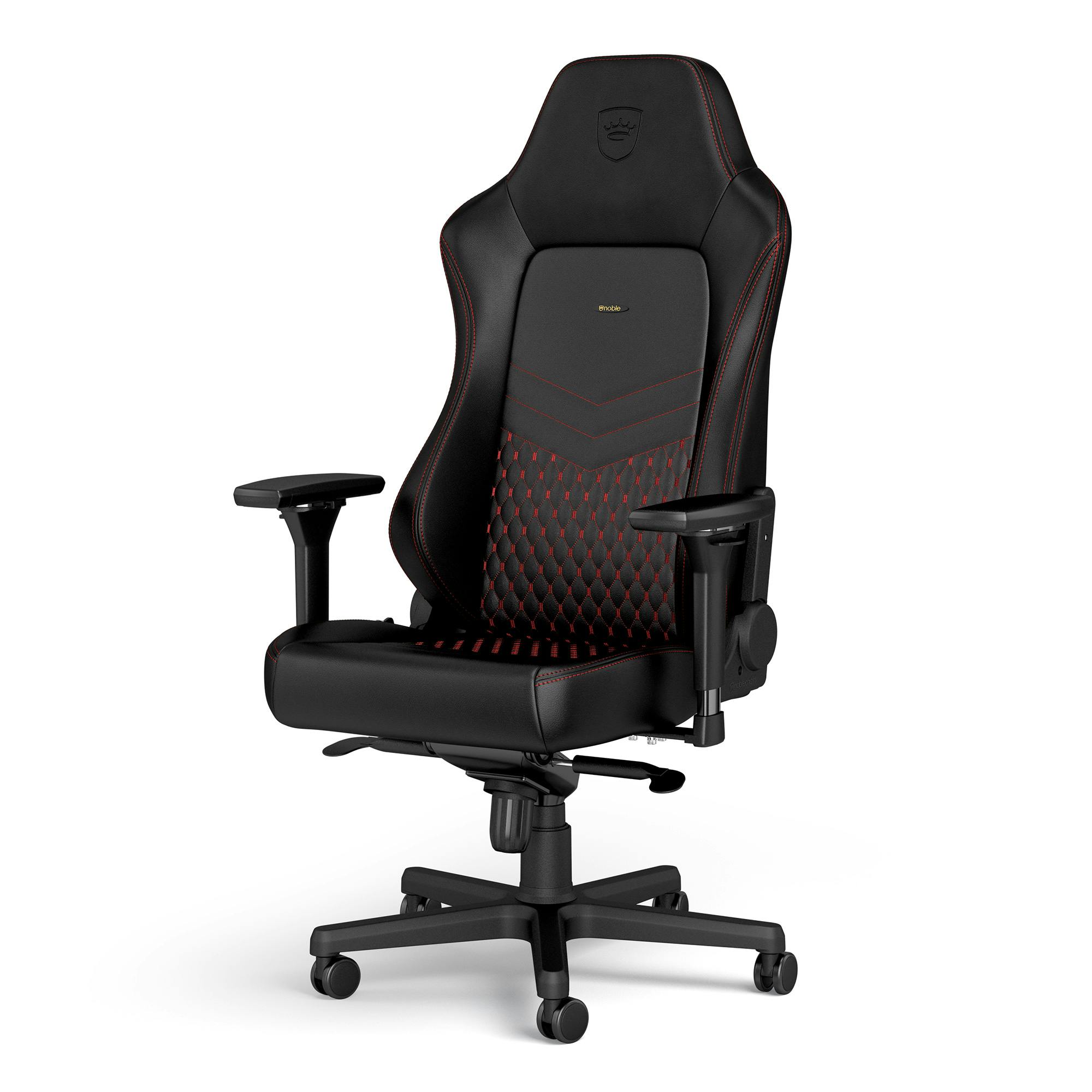 Noblechairs - HERO Real Leather Black / Red