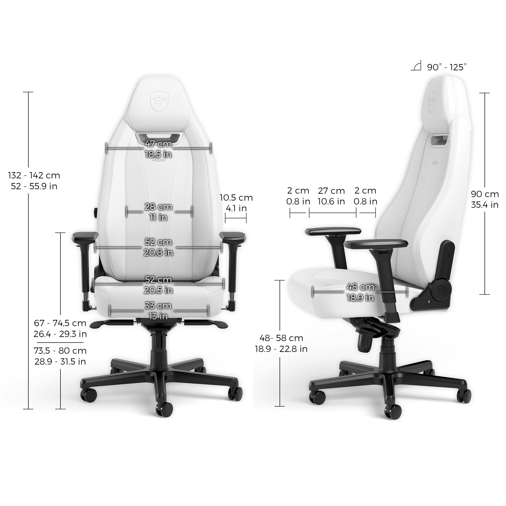 данные о благородных стульях LEGEND White Edition