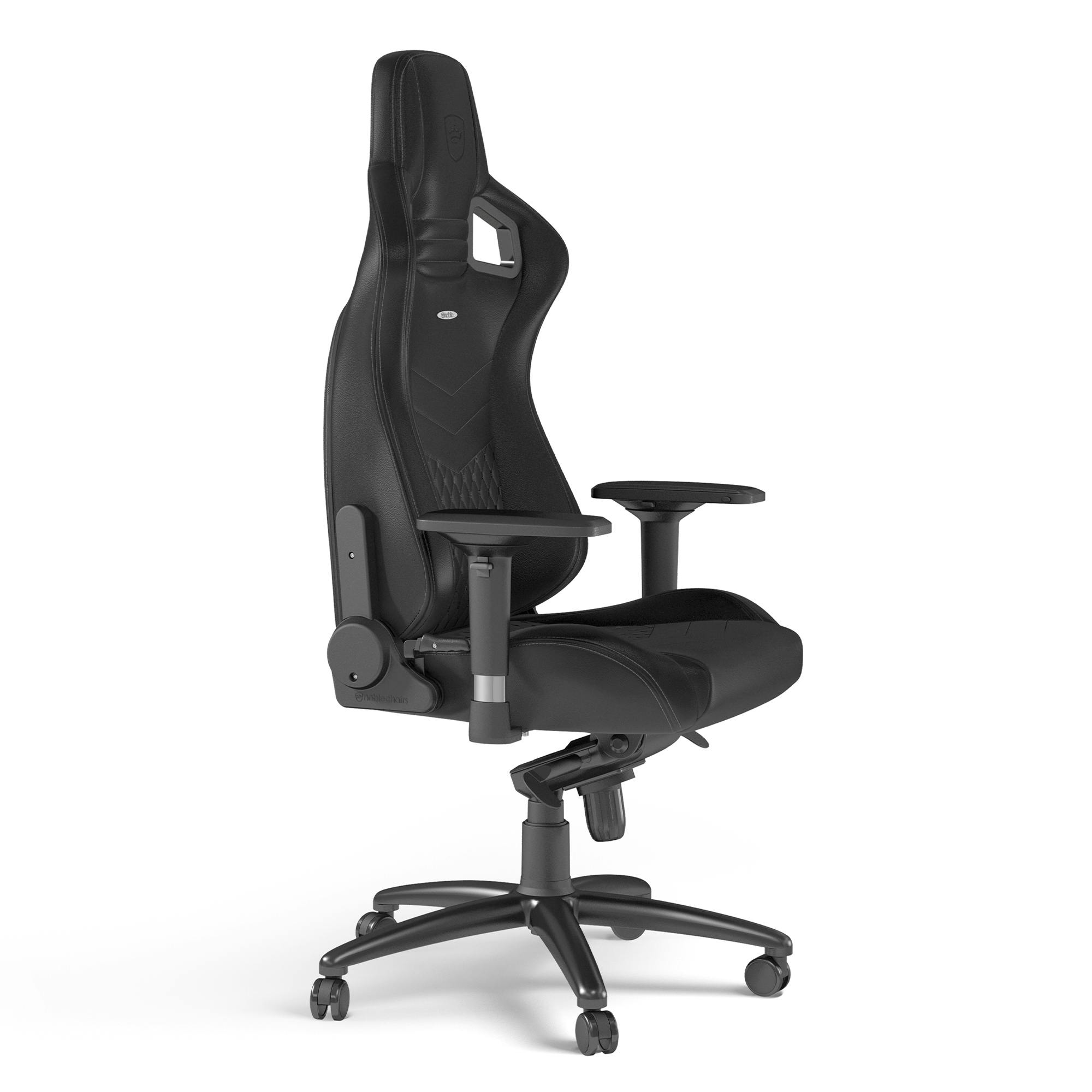 noblechairs - EPIC Real Leather Negro/Blanco/Rojo