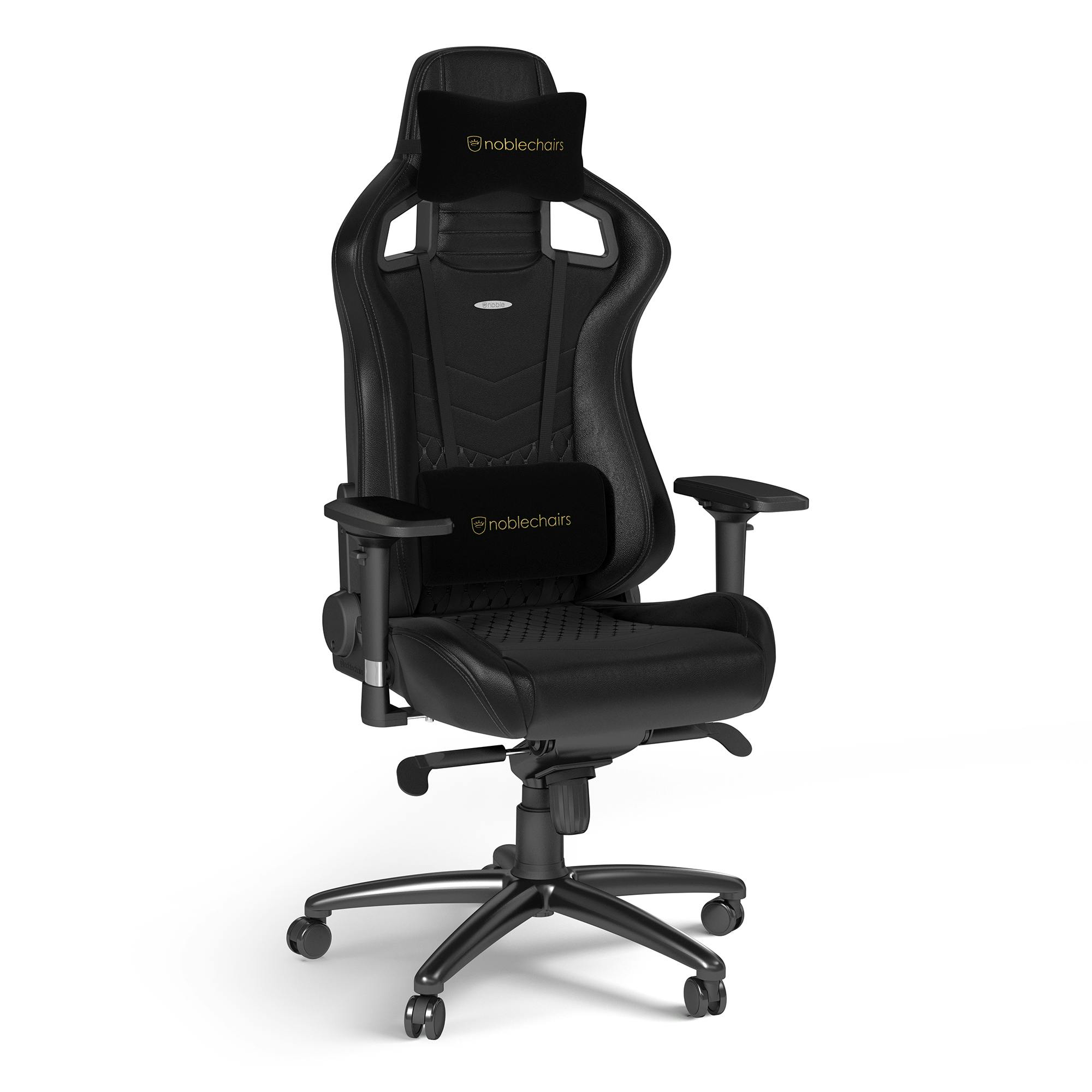 noblechairs - EPIC Echt Leer Zwart