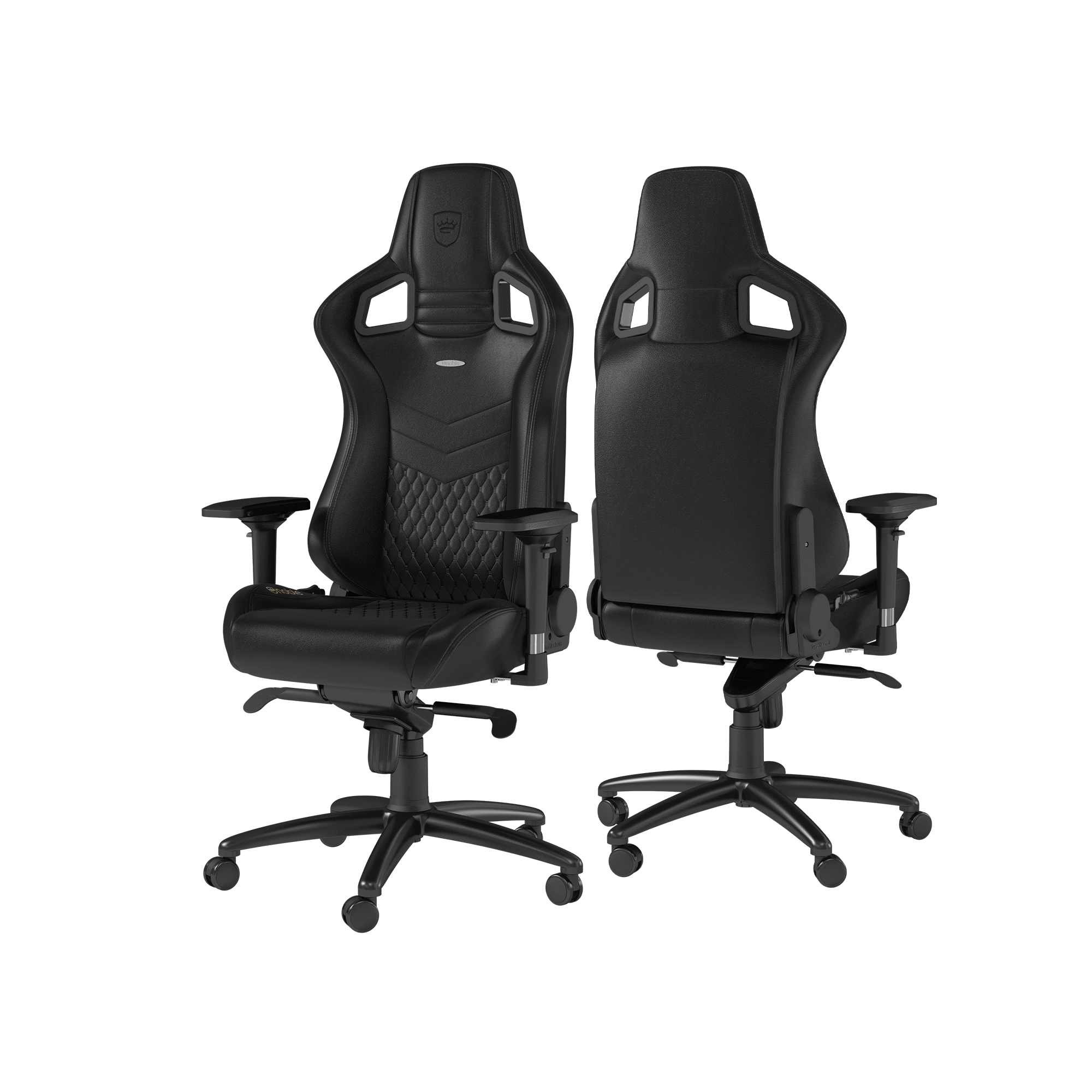 noblechairs - EPIC Echt Leer Zwart