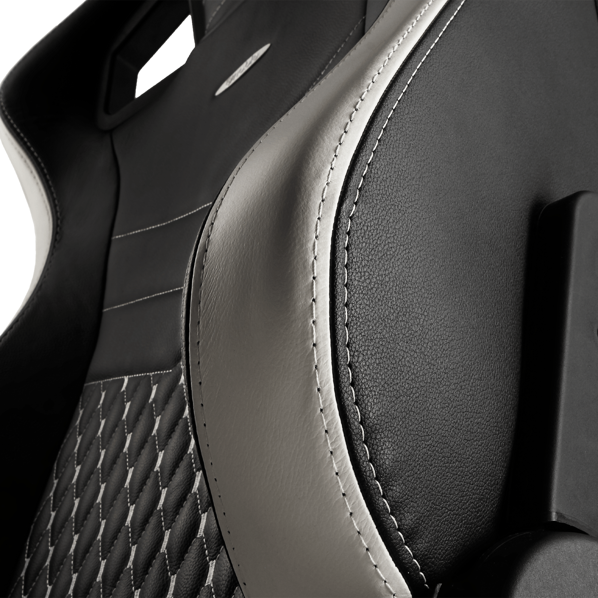 noblechairs - EPIC Real Leather Black/White/Red