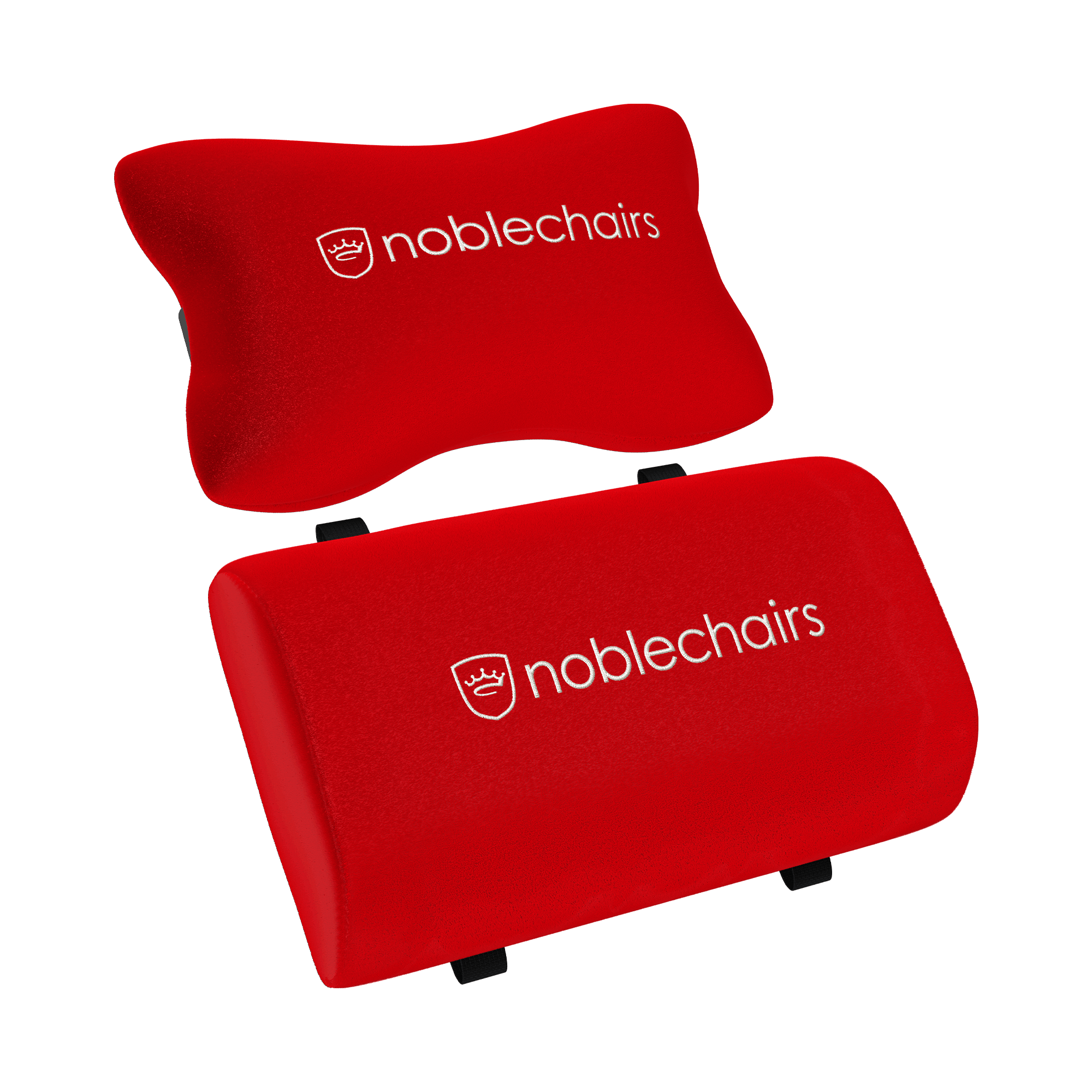 noblechairs - EPIC Real Leather Preto/Branco/Vermelho