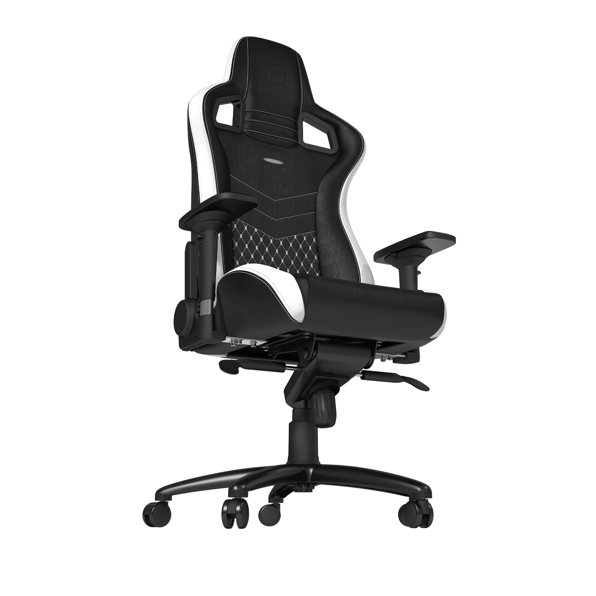 noblechairs - EPIC Real Leather Black/White/Red