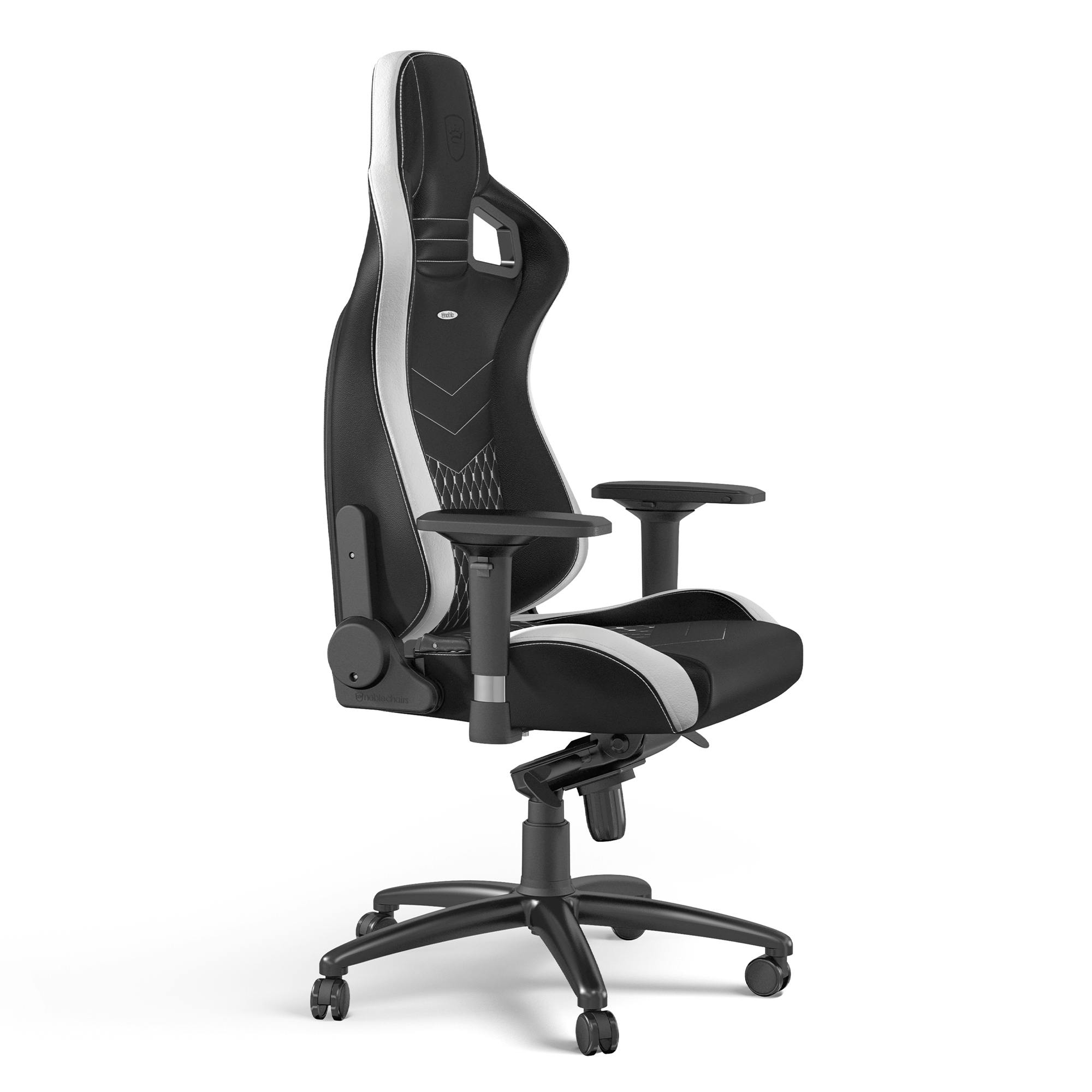 noblechairs - EPIC Real Leather Black/White/Red