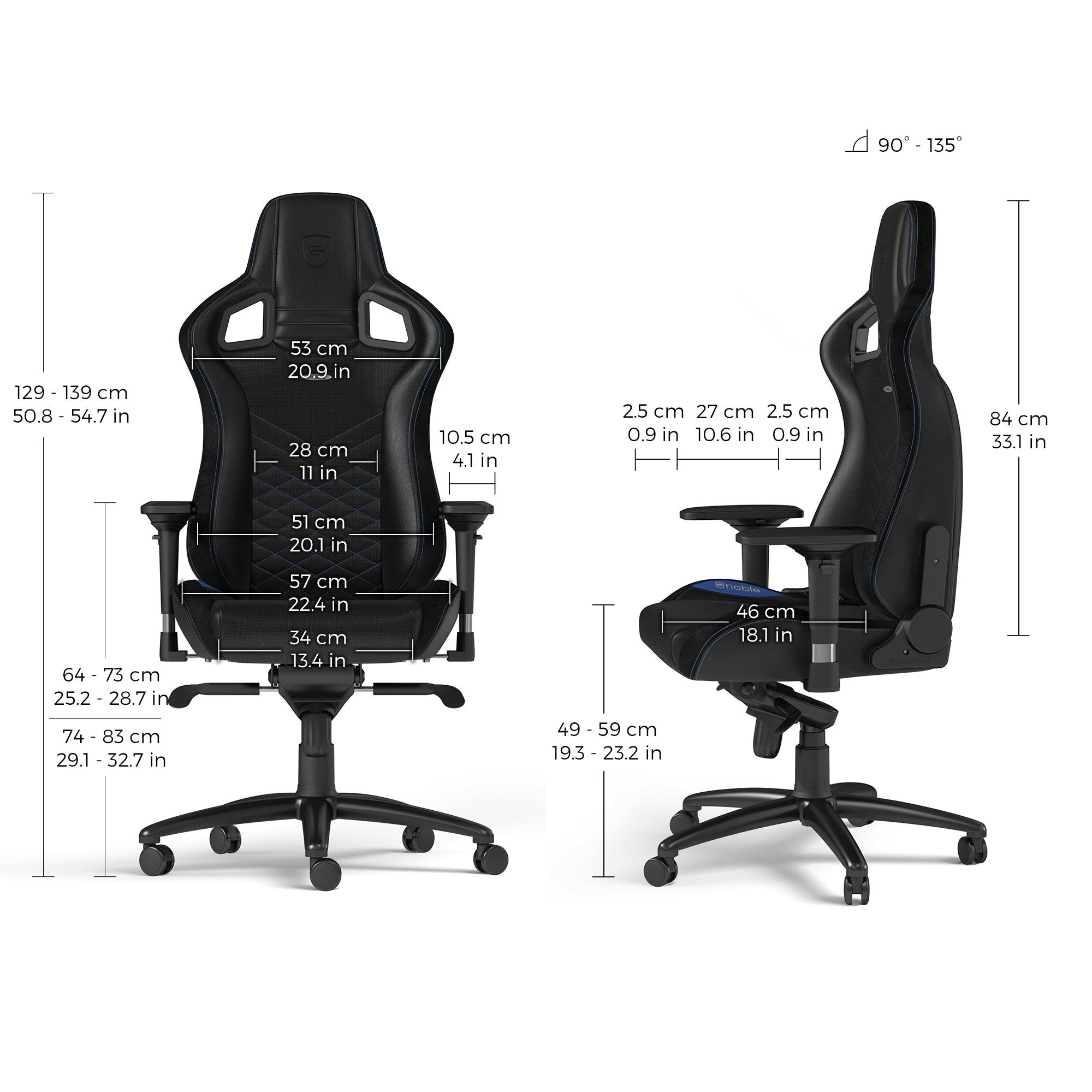 noblechairs - EPIC Black/Blue