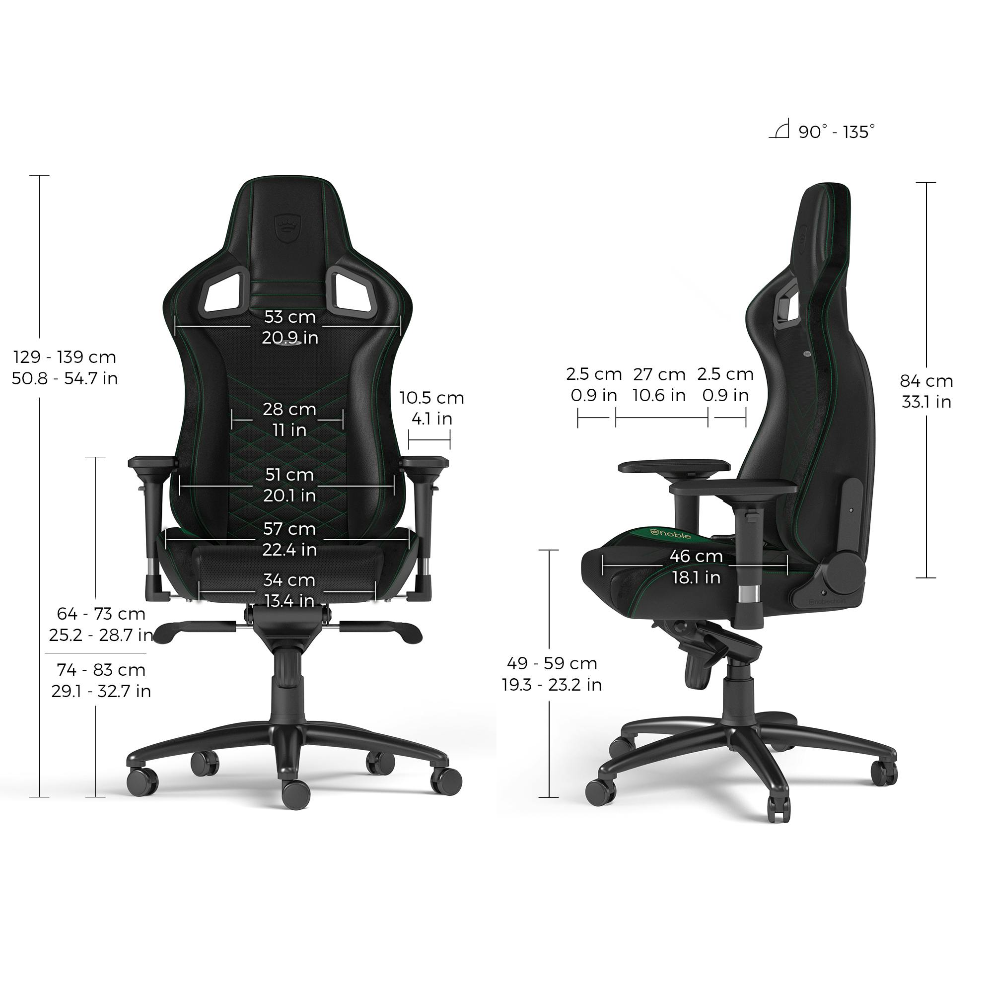 noblechairs - EPIC Schwarz/Grün