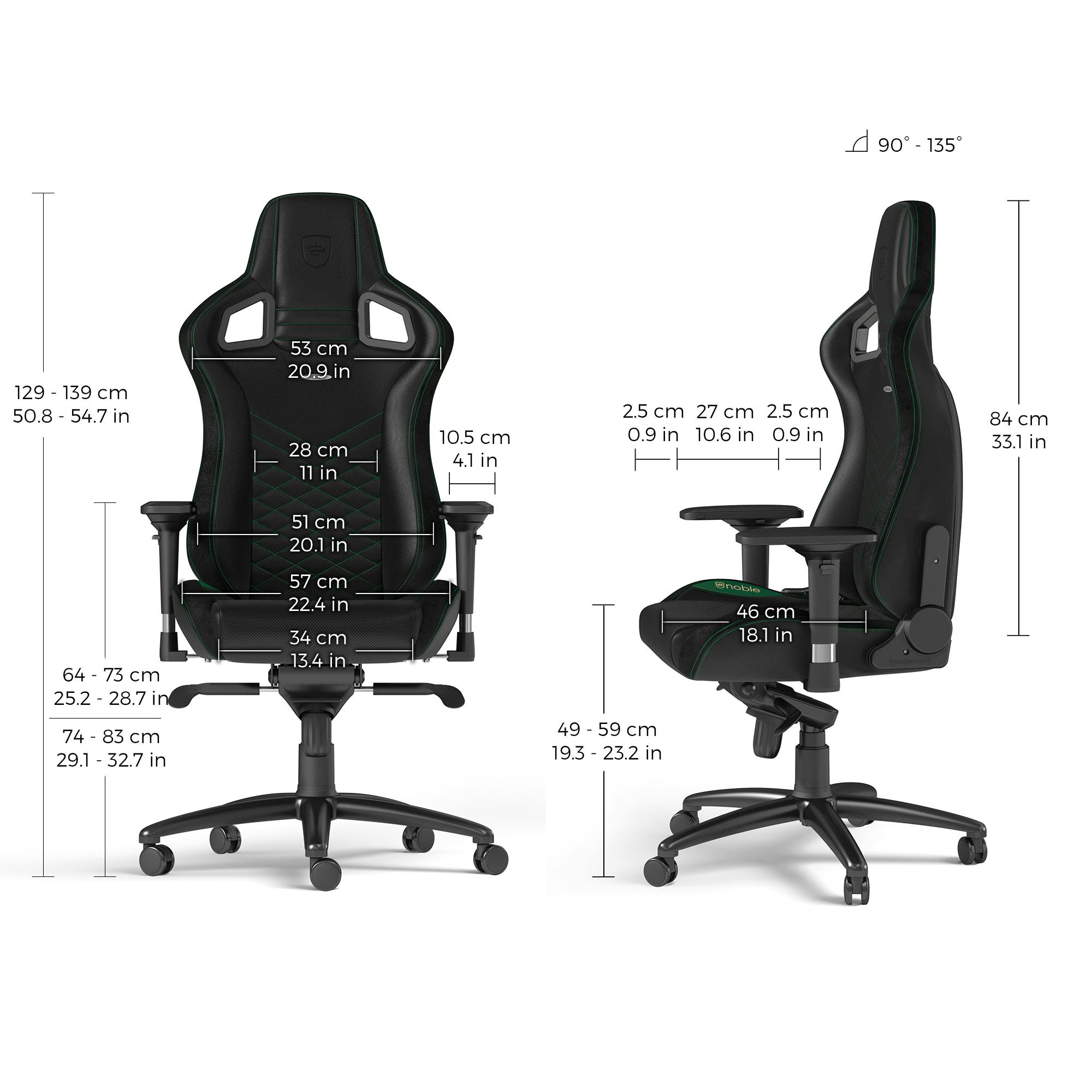 noblechairs - EPIC Black/Green