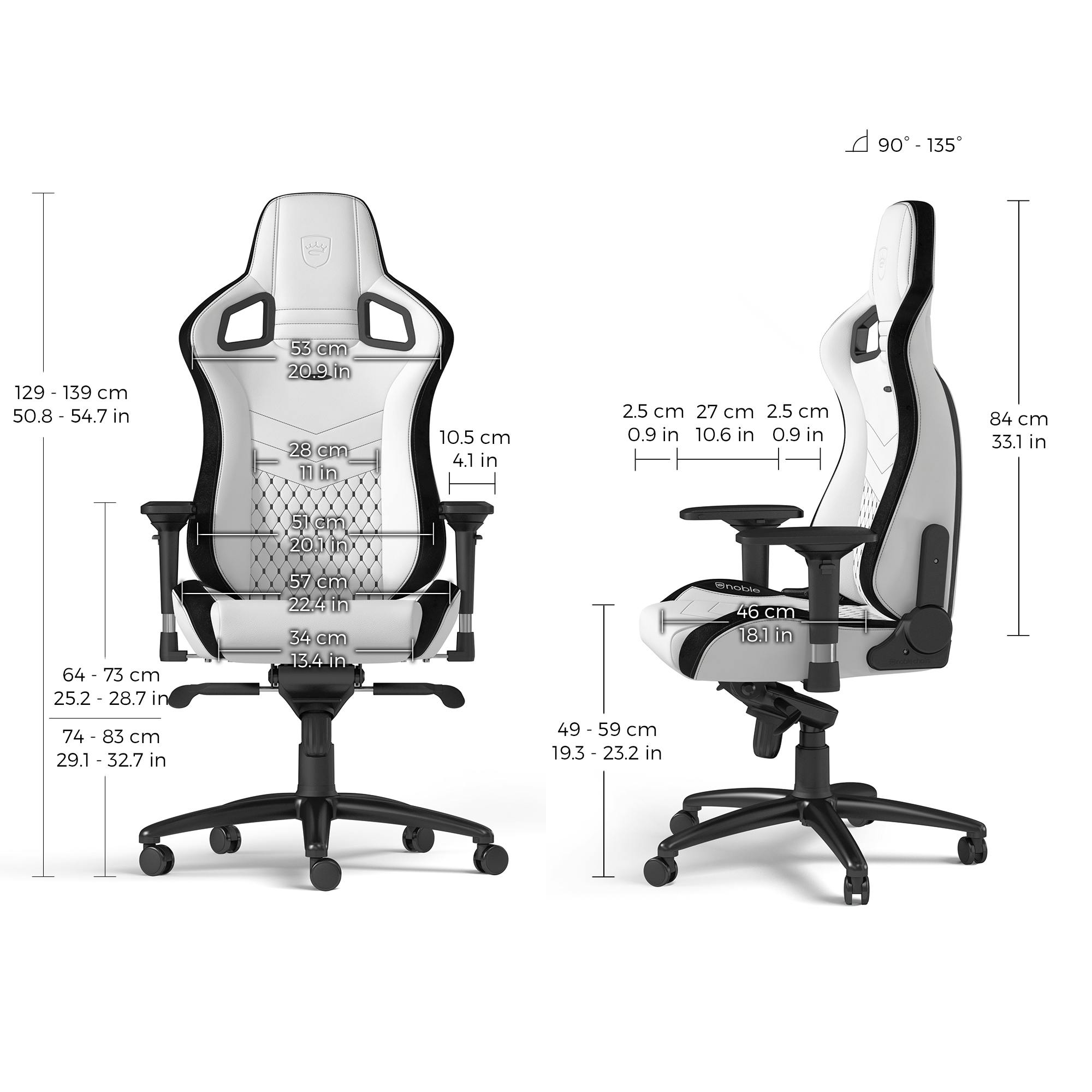 noblechairs - EPIC White/Black