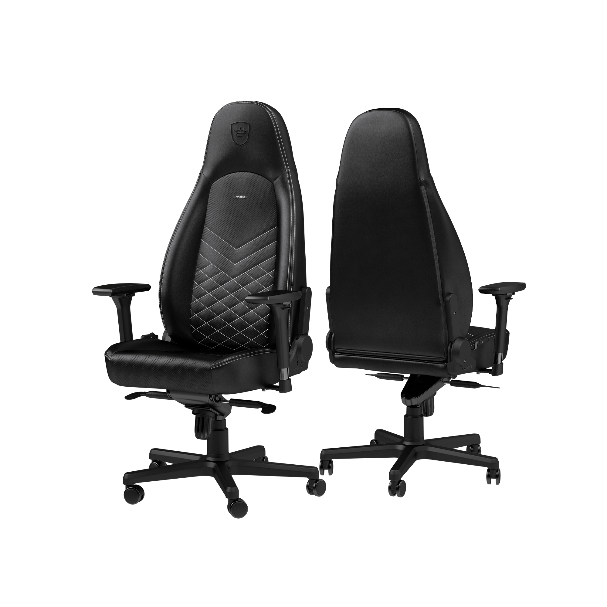 noblechairs - ICON Black/Platinum White