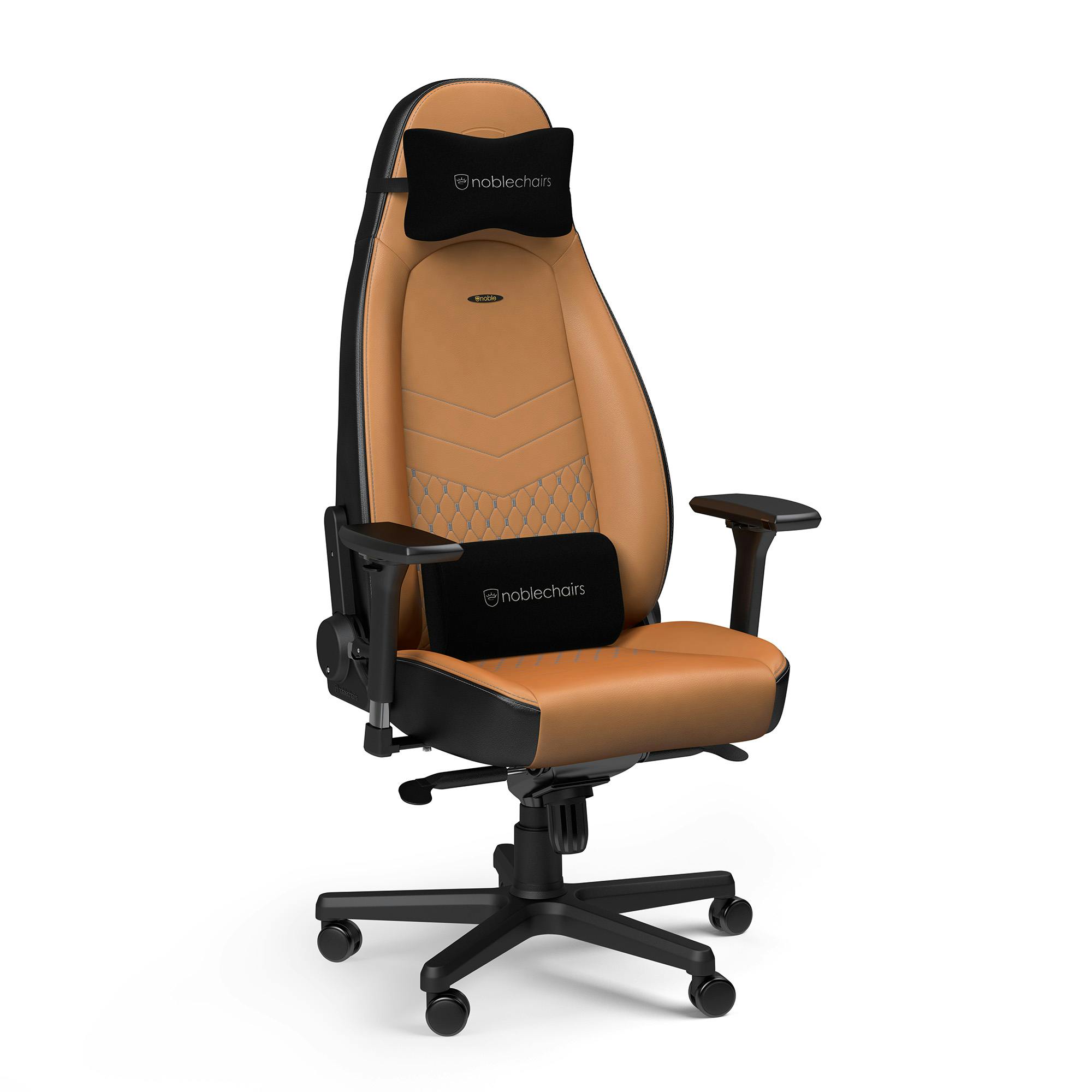 noblechairs - ICON Echtleder Cognac/Schwarz