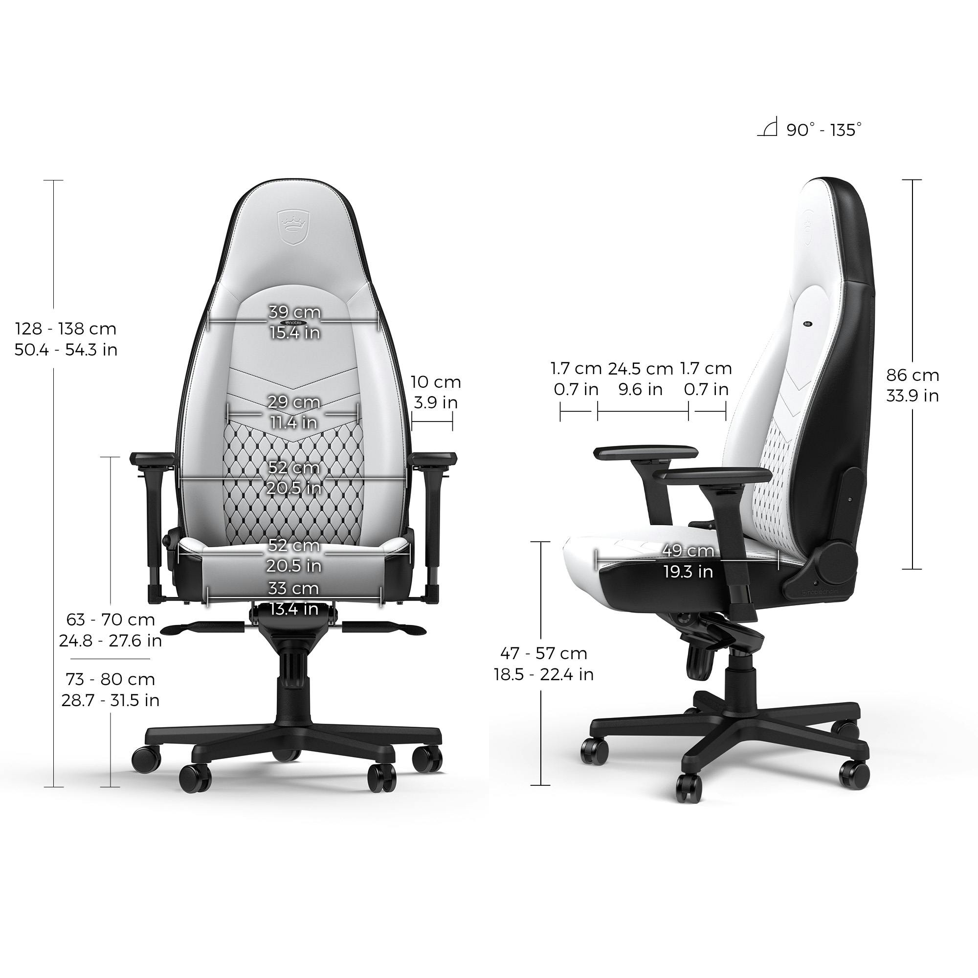 noblechairs - ICON Weiß/Schwarz
