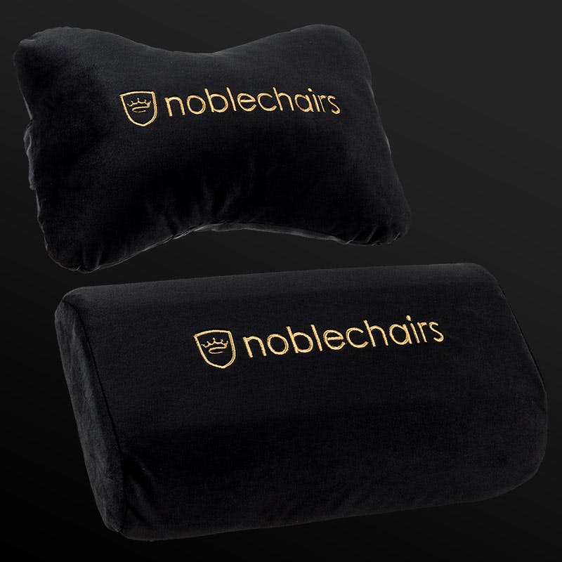 noblechairs - Pillow Set Black/Gold