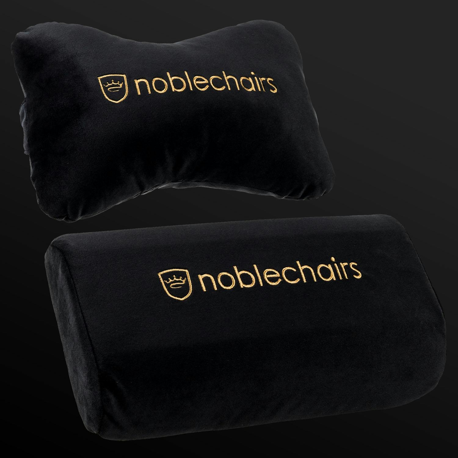 noblechairs - Pillow Set Black/Gold