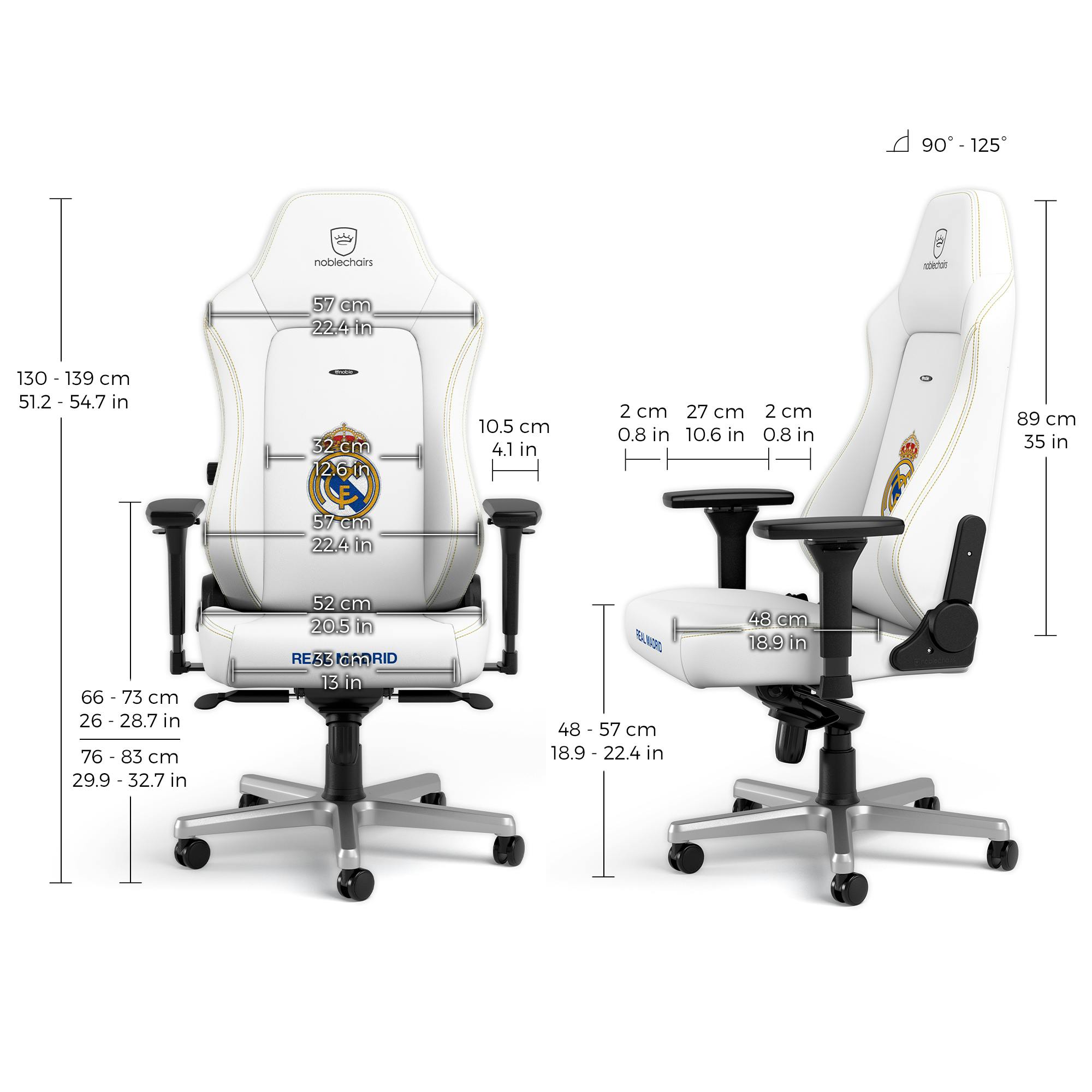 noblechairs - HERO Real Madrid Edition