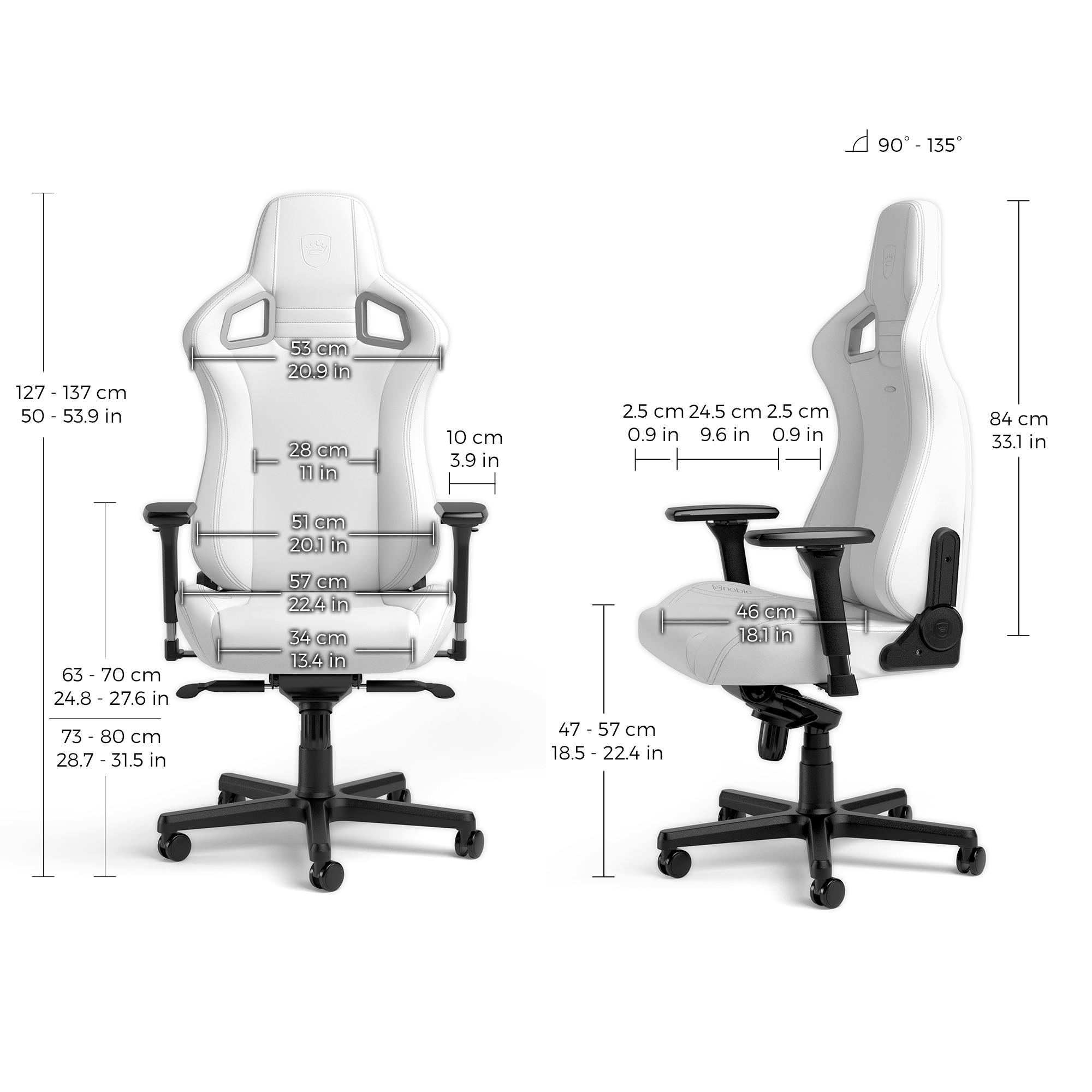 noblechairs - EPIC Branco Edition