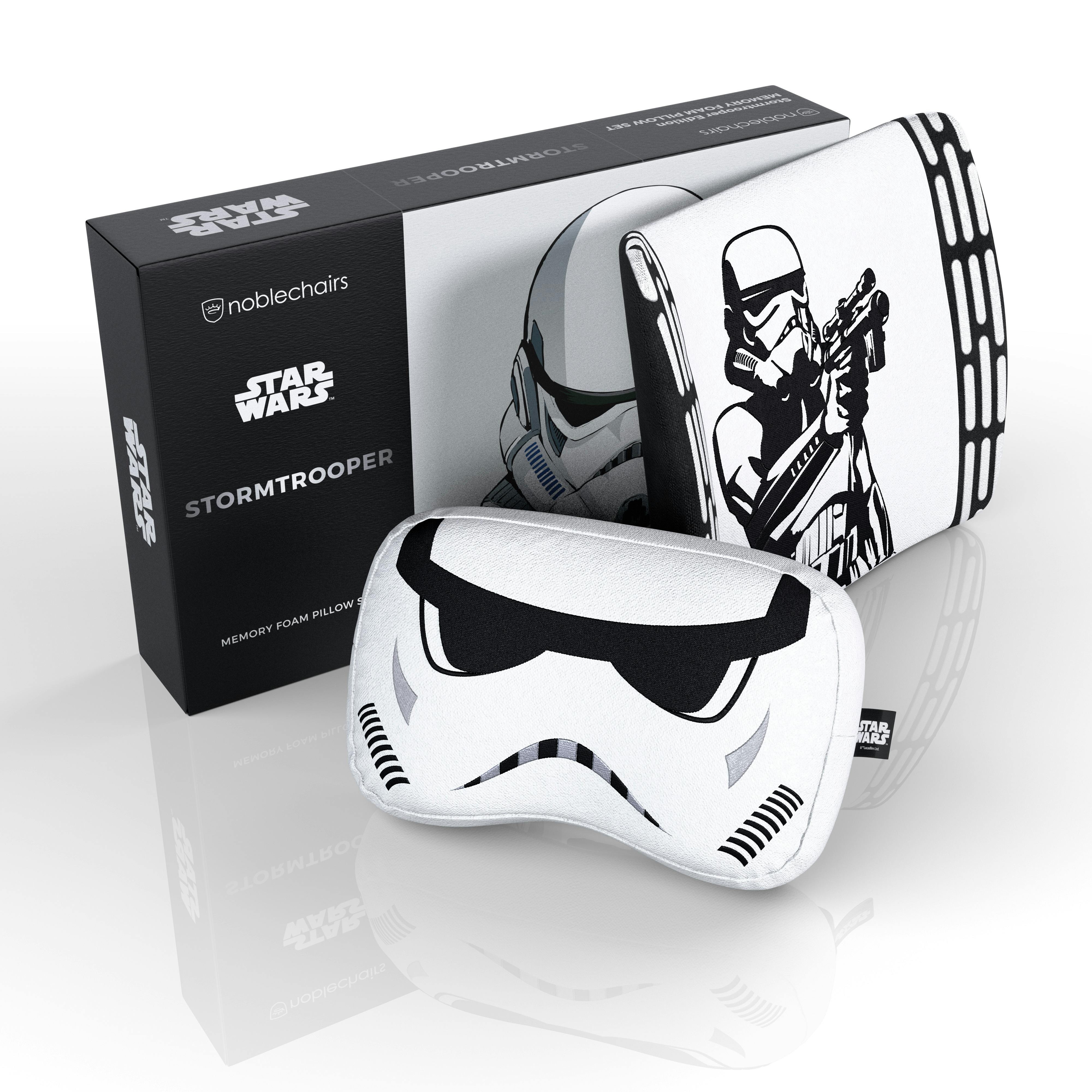 - Memory Foam Pillow Set - Stormtrooper Edition Picture of - Memory Foam Pillow Set - Stormtrooper Edition