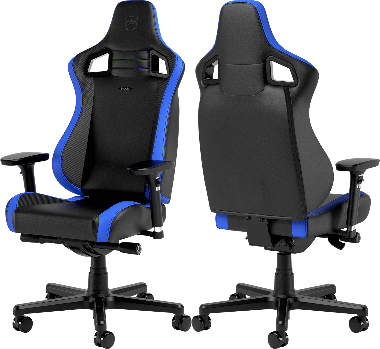 EPIC Compact GamingStuhl mit Stoffbezug oder Kunstleder noblechairs