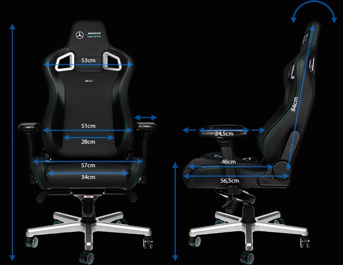 mercedes petronas gaming chair