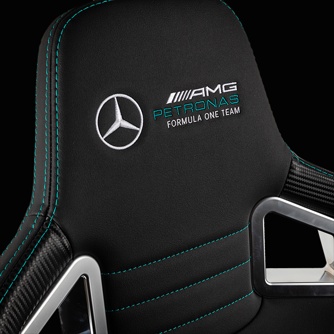 Set Cuscini Memory Foam Noblechairs - Mercedes-AMG Petronas Formula One Team Edition - Lombare E Collo