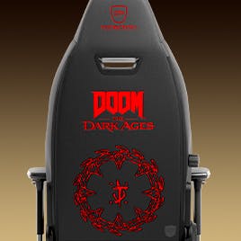 noblechairs LEGEND - Doom The Dark Ages Edition Gaming Chair Back view