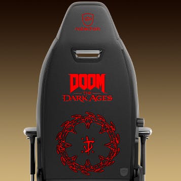 noblechairs LEGEND - Doom The Dark Ages Edition Gaming Chair Back view