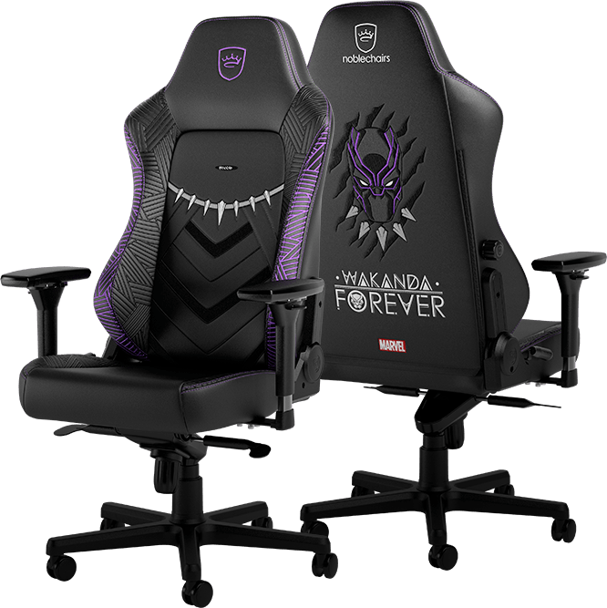 Gaming Chair Vegan Black Panther Marvel