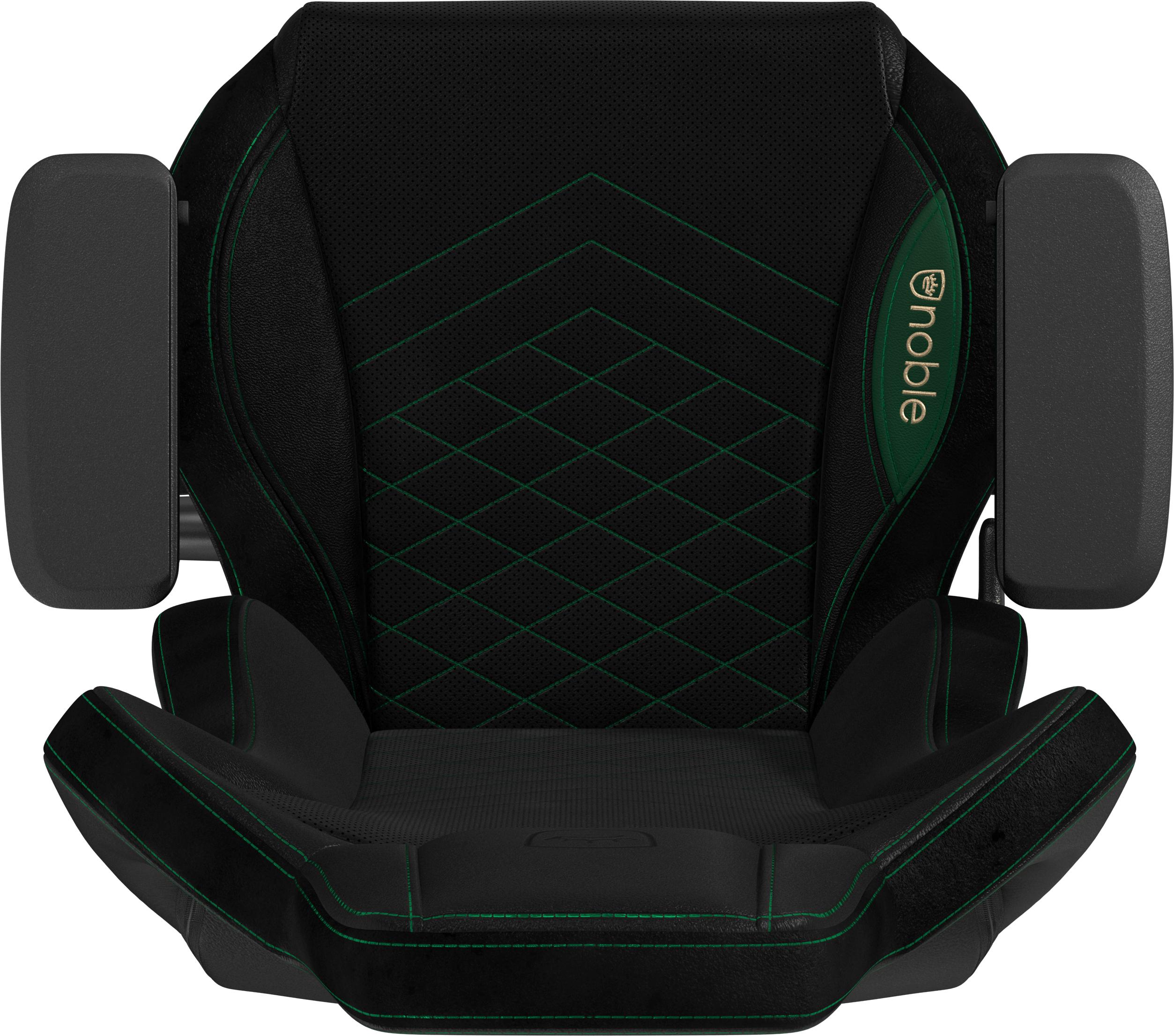 4D armrests EPIC PU Black Green