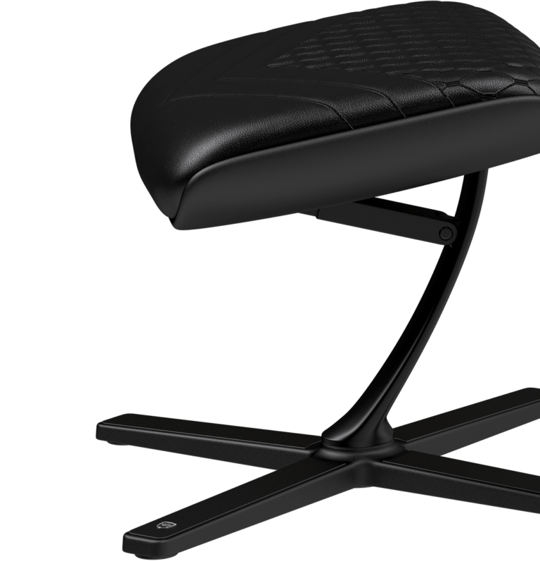 ergonomic Real Leather Footrest