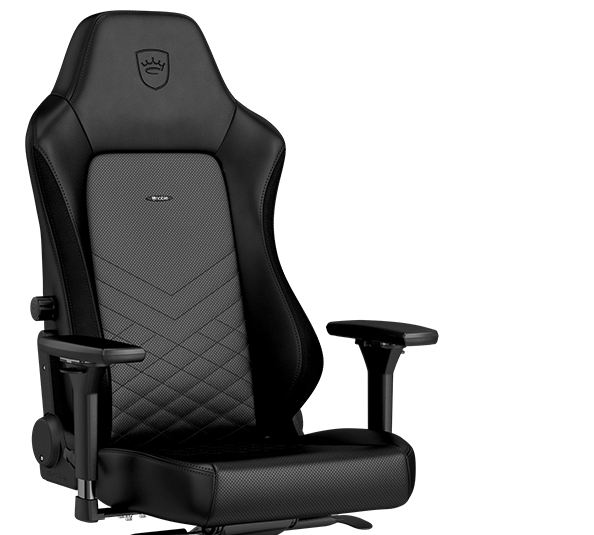 gaming chair vegan HERO Black Platinum White ergonomic
